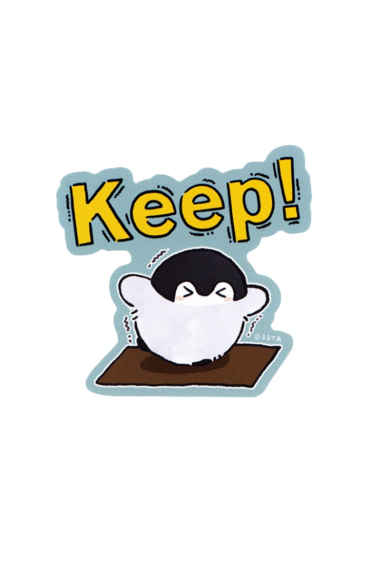 【2BUY10%OFF対象商品】コウペンちゃん スマホに貼れるサイズのステッカー(KEEP)