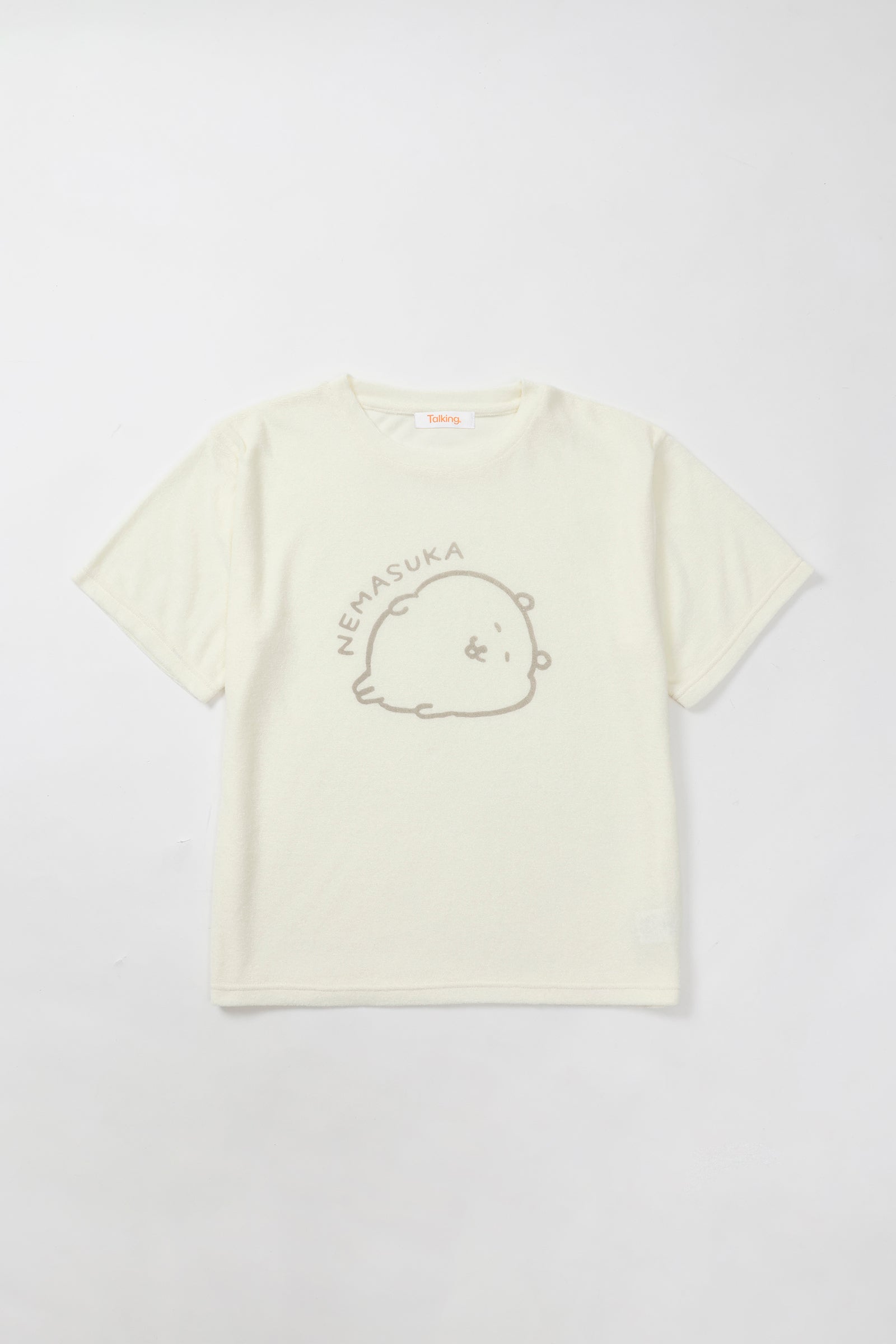 ナガノキャラクターズ ルームウェアセットアップ ねますか アイボリー