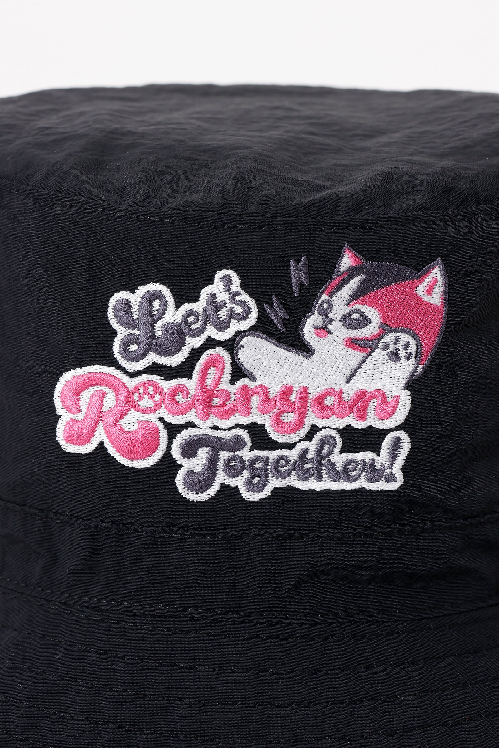 mofusand ナイロンハット Let’s Rocknyan Together ブラック