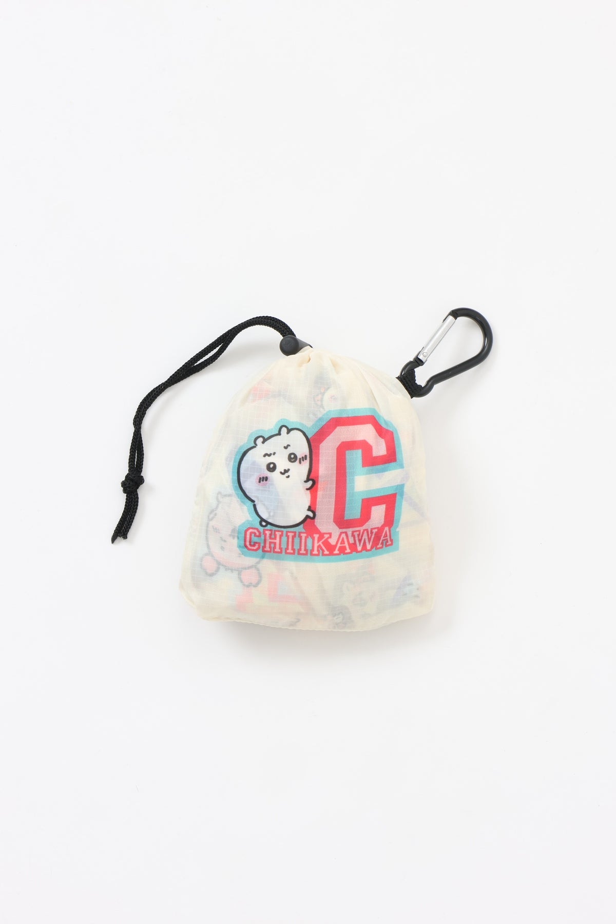 ちいかわ エコバッグ イニシャル総柄 ナチュラル ONE