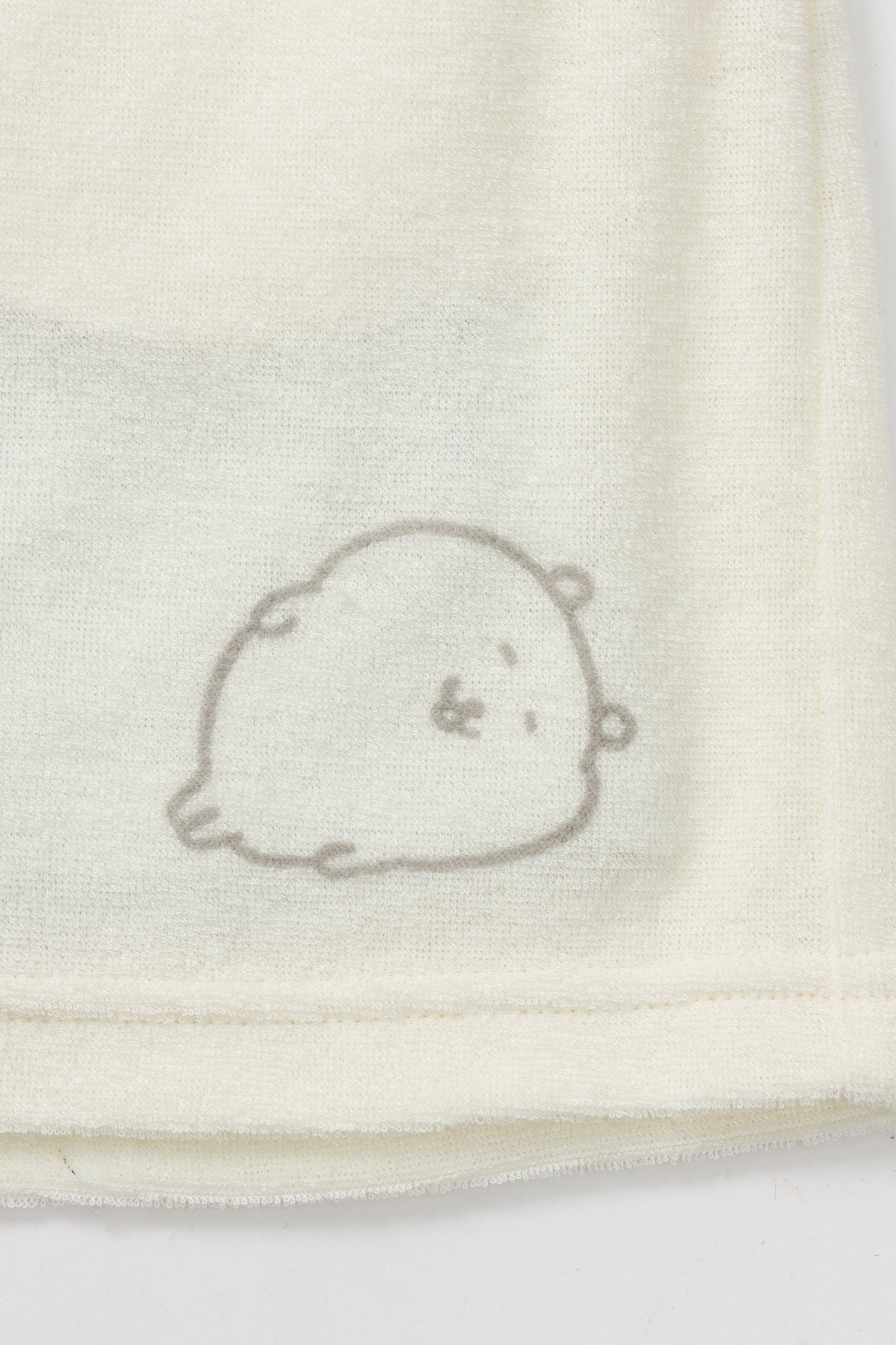 ナガノキャラクターズ ルームウェアセットアップ ねますか アイボリー