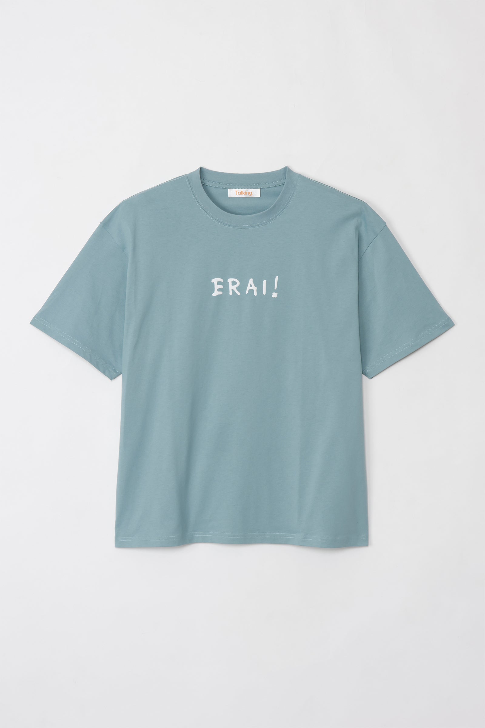 【2BUY10%OFF対象商品】コウペンちゃん ビッグシルエットTシャツ YOU ARE SUPER ERAI~! ブルーグレー