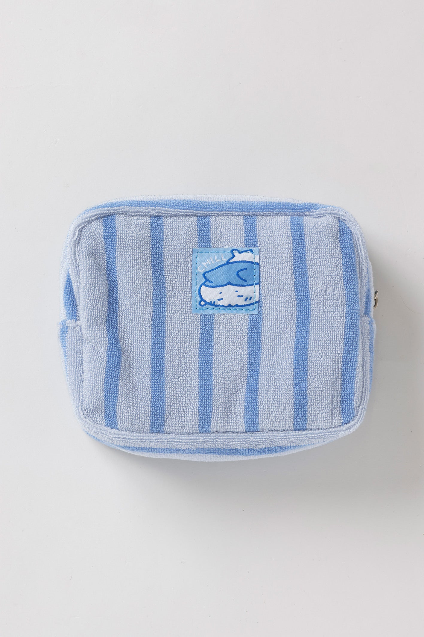 【2BUY10%OFF対象商品】ちいかわ ポーチ チルチルハチワレ ブルー