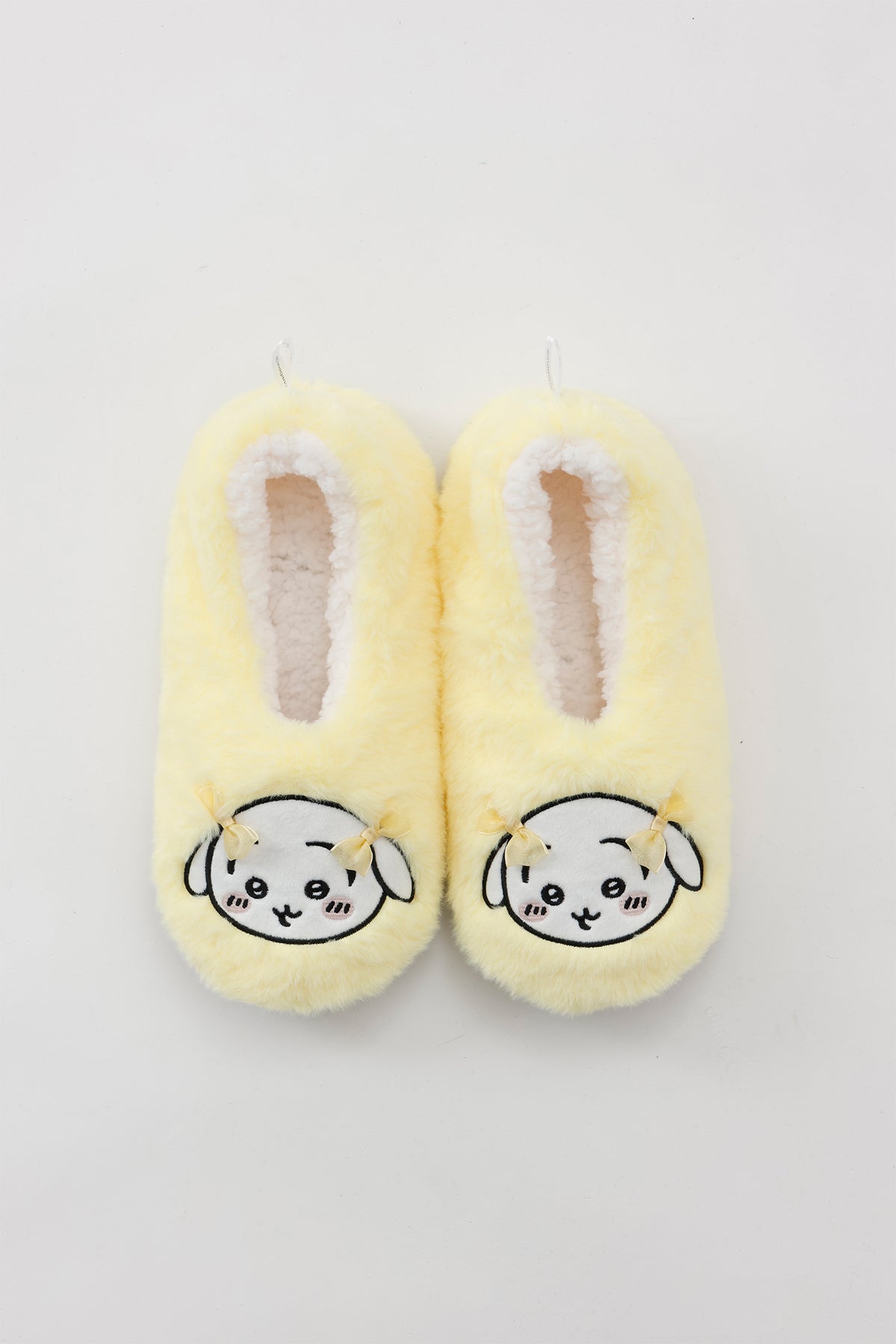 【追加生産予約】ちいかわ ルームシューズ うさぎリボン イエロー