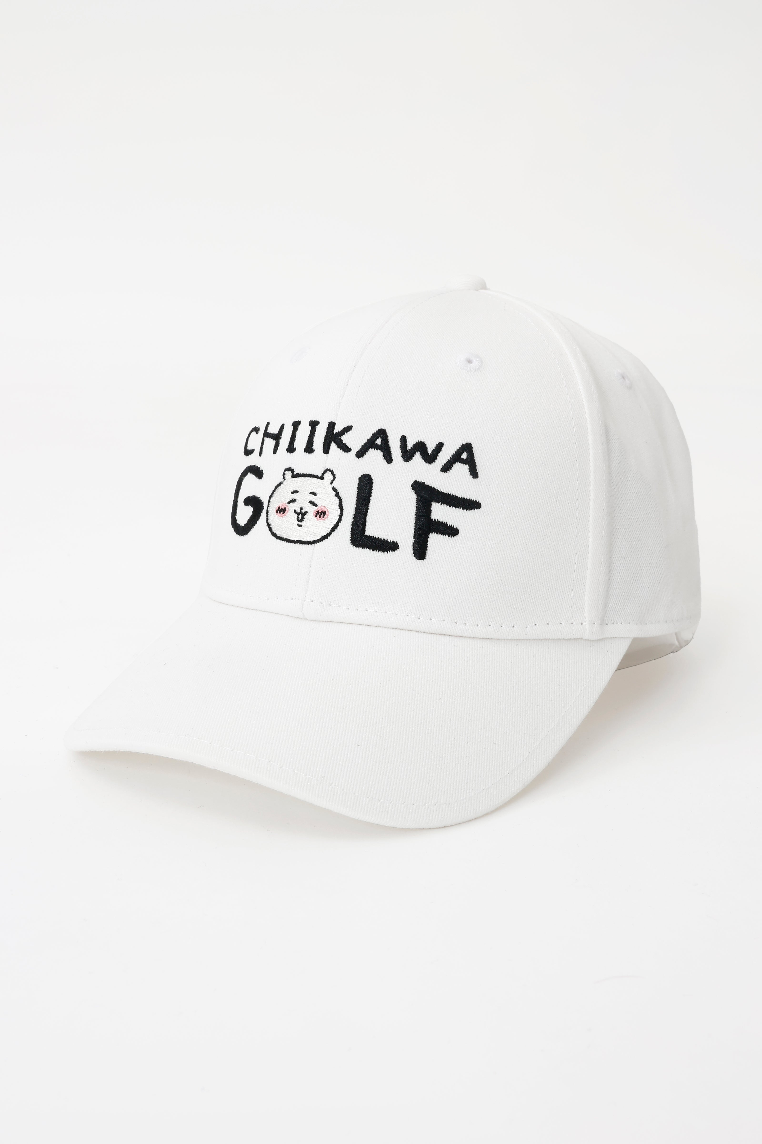 ちいかわGOLF ツイルCAP ロゴ ホワイト