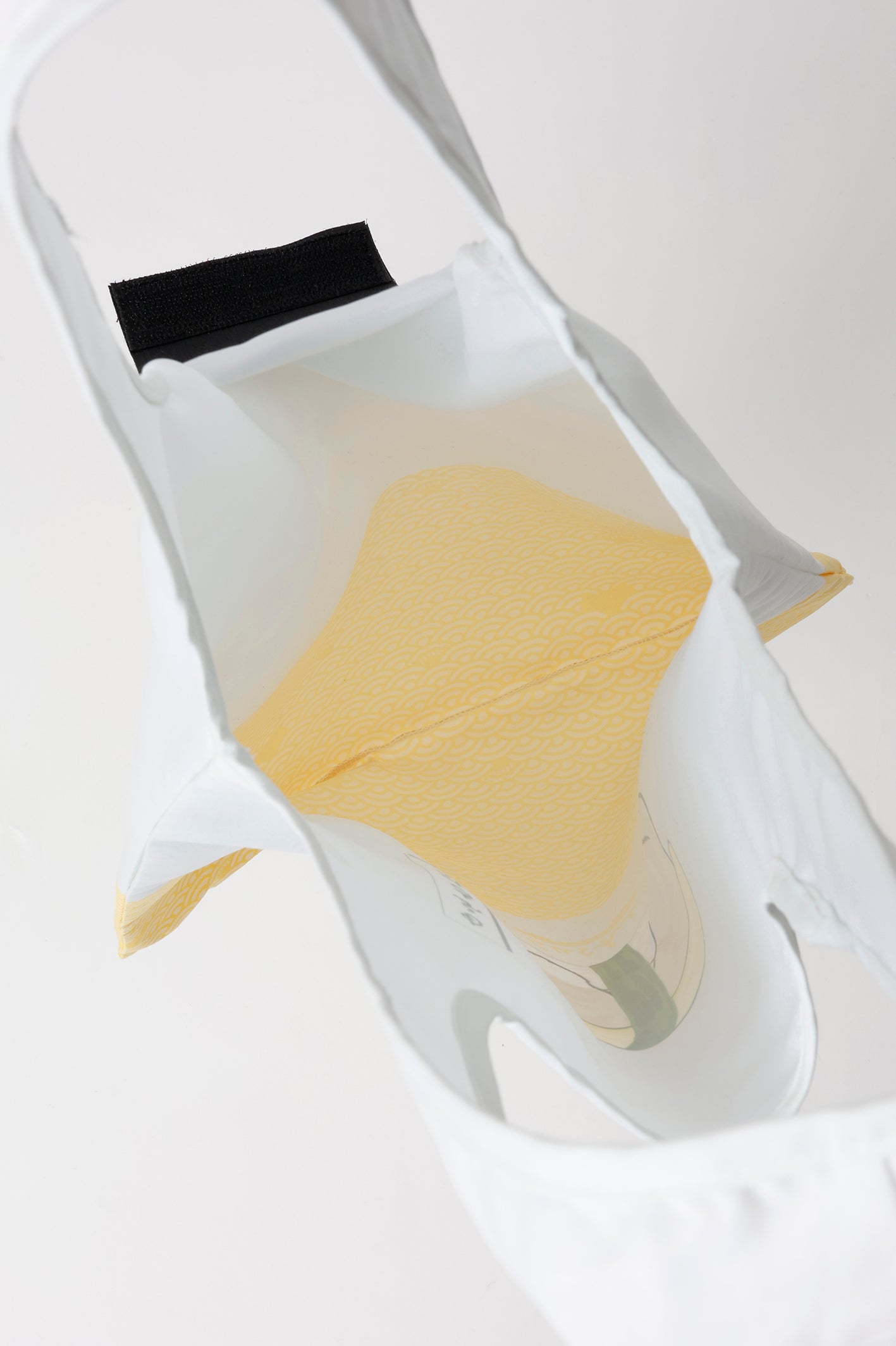 【2BUY10%OFF対象商品】mofusand お寿司 エコバッグ かずのこにゃん イエロー