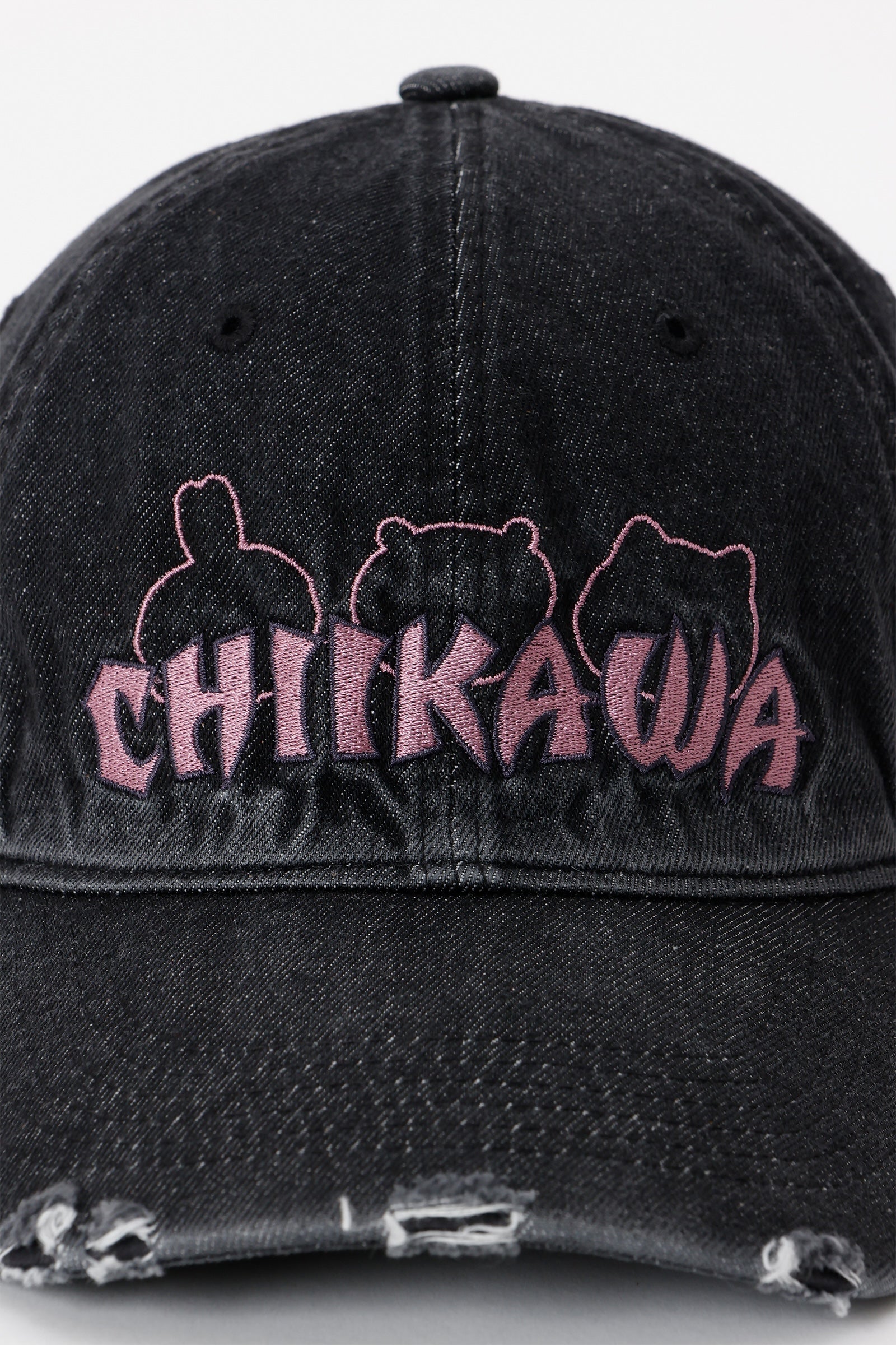 ちいかわ キャップ STAY CUTE STAY PUNK ブラック