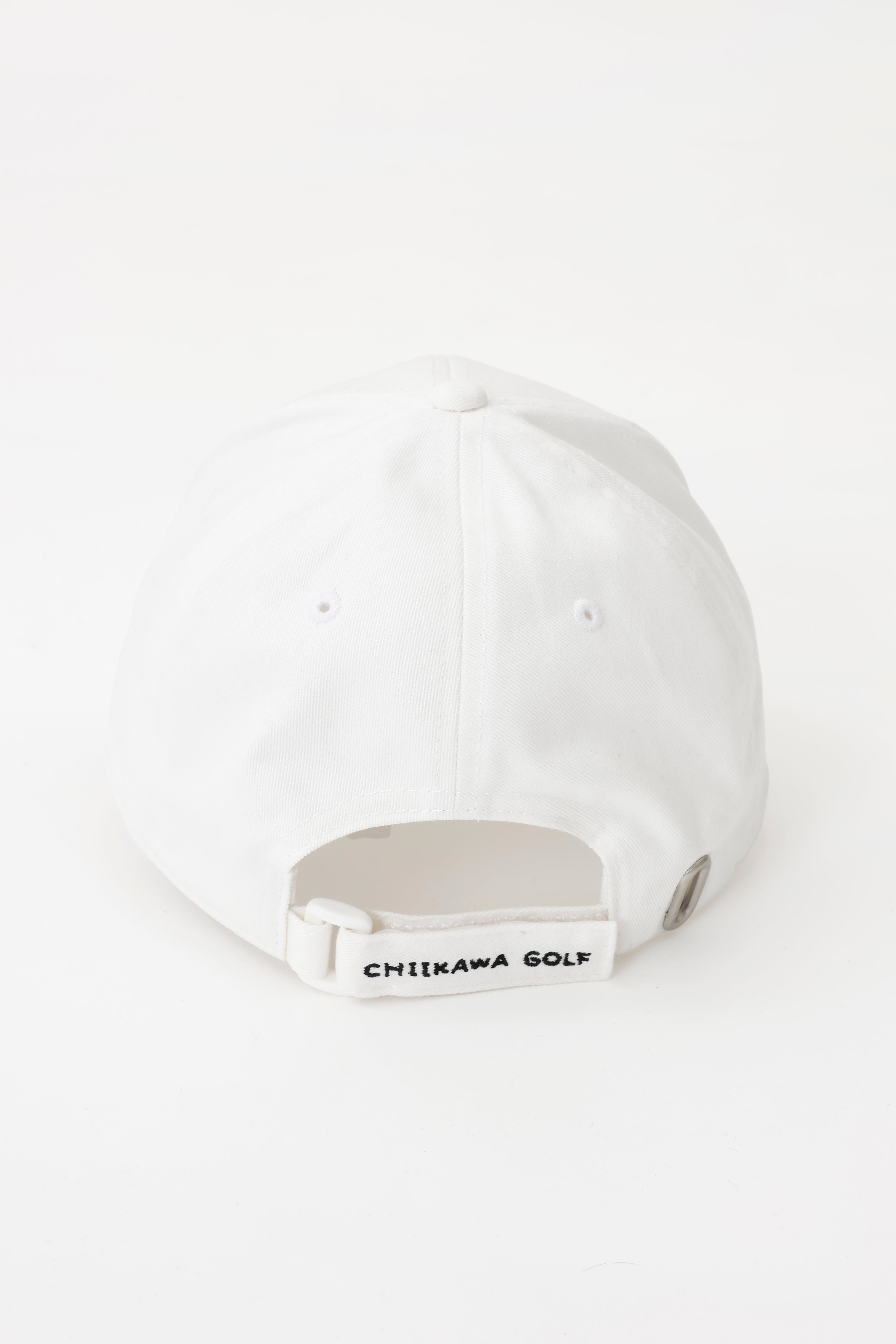 ちいかわGOLF ツイルCAP ロゴ ホワイト