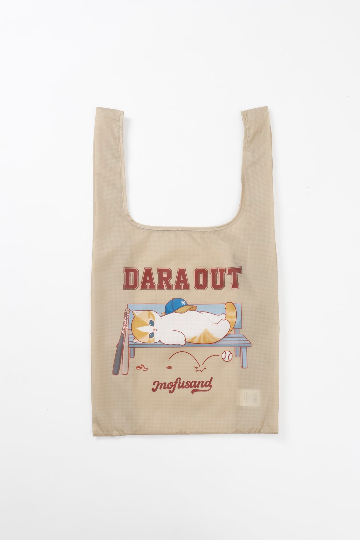 mofusand エコバッグ DARA OUT ベージュ ONE