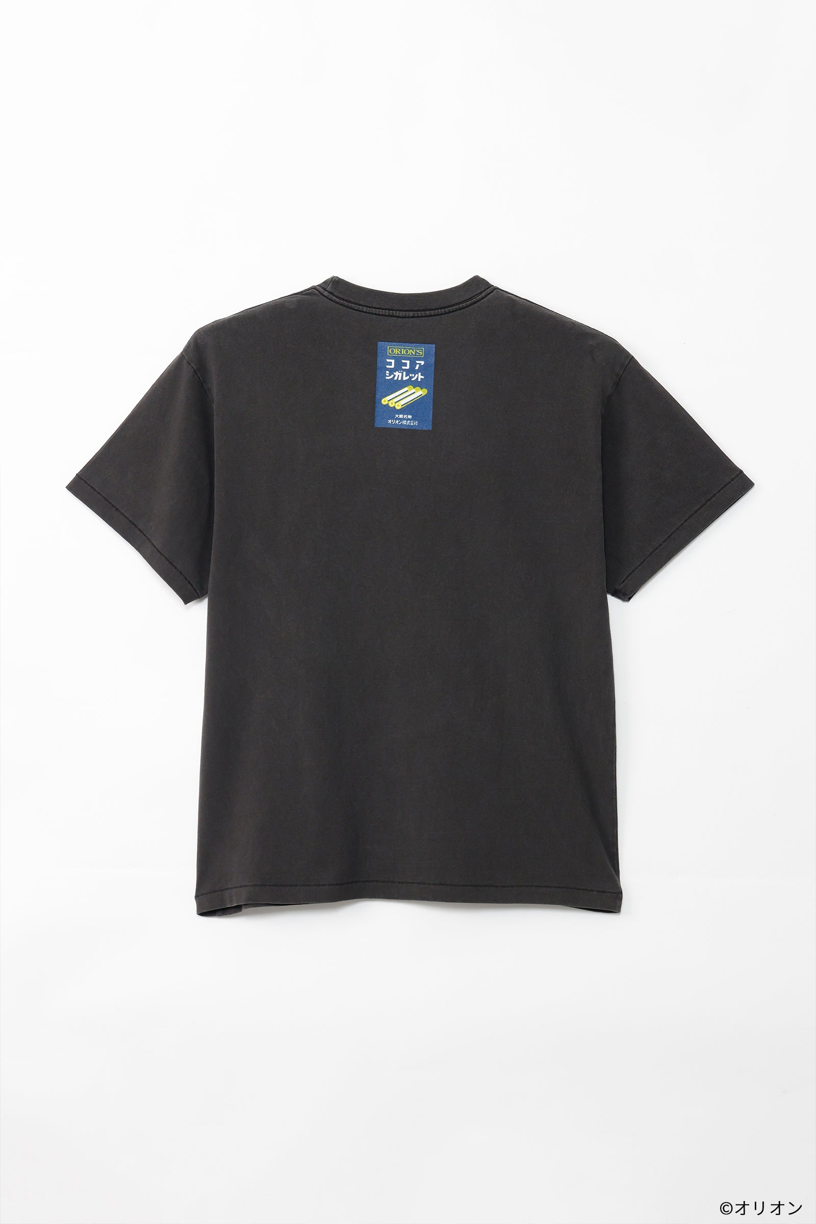 【7月中旬以降お届け】ココアシガレット Tシャツ 駄菓子ロック ブラック
