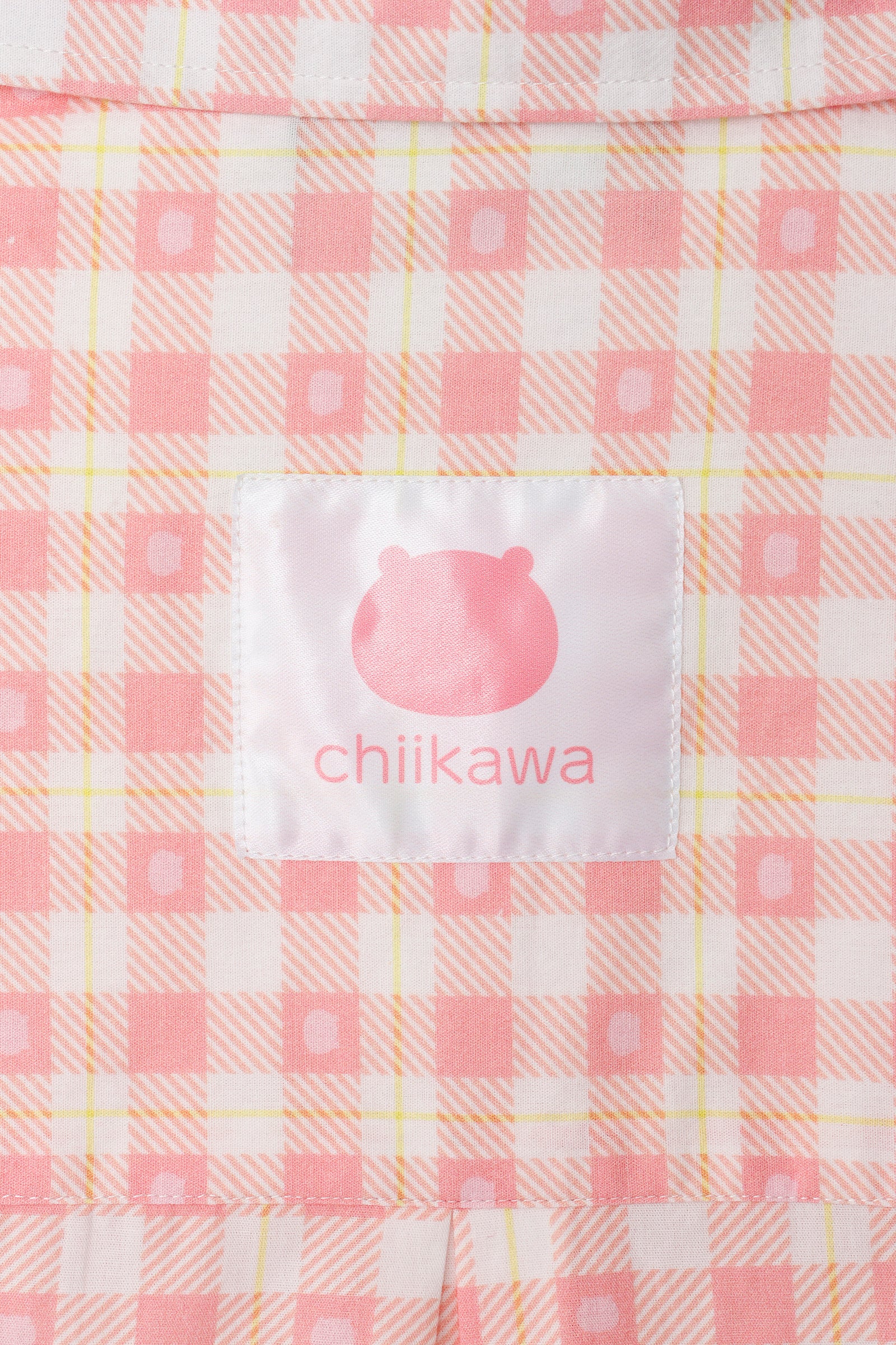 ちいかわ チェックシリーズ シャツ ちいかわ ピンク