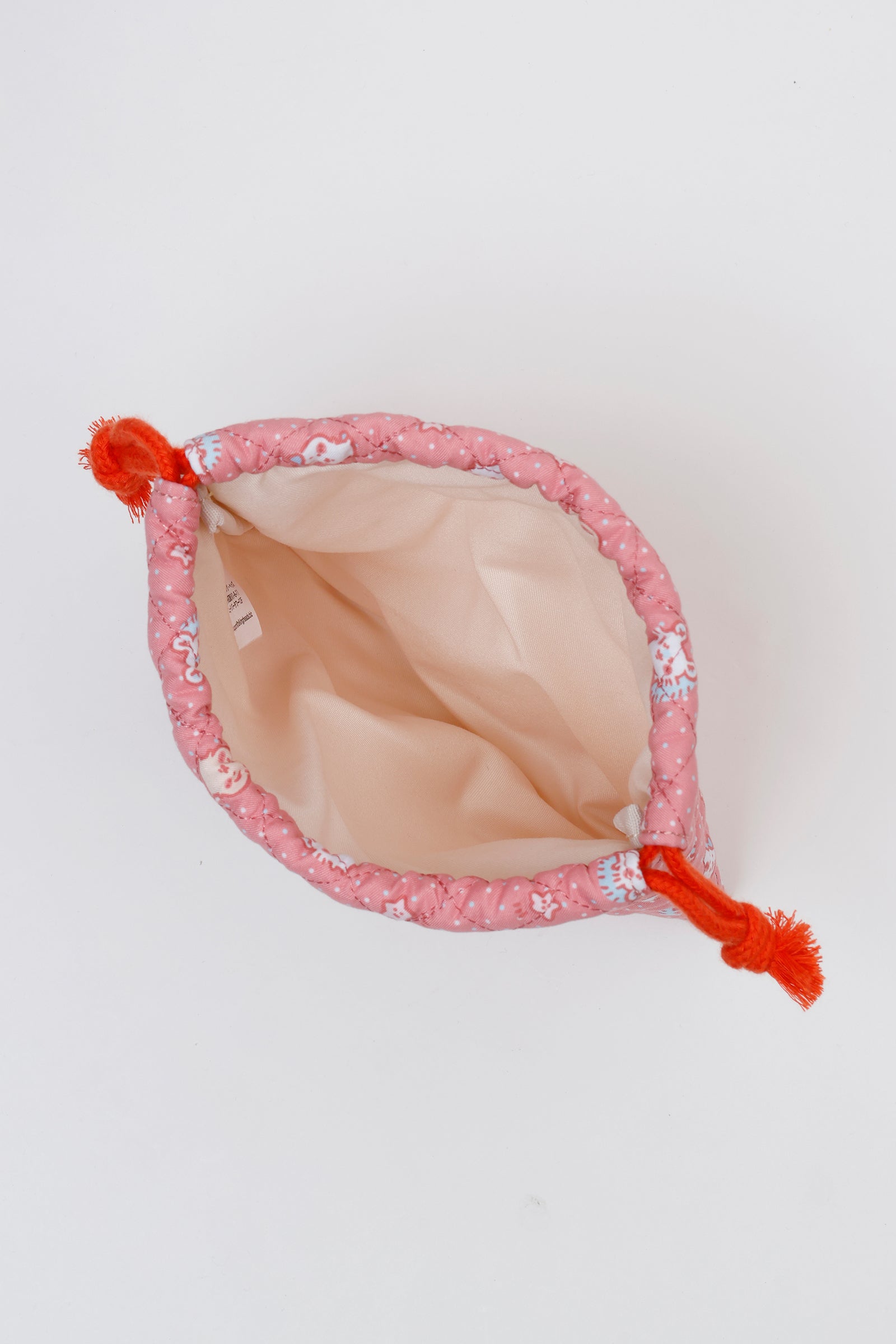 【2BUY10%OFF対象商品】ちいかわ 巾着 小さいの レッド