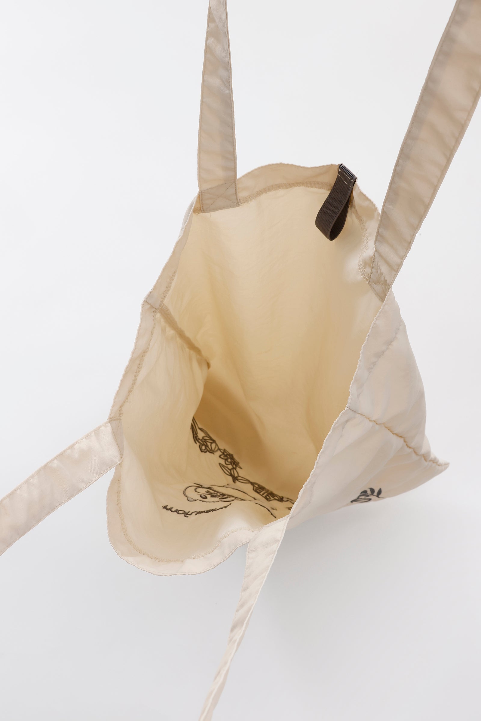 mofusand 刺繍トートバッグ パンダにゃん ホワイト