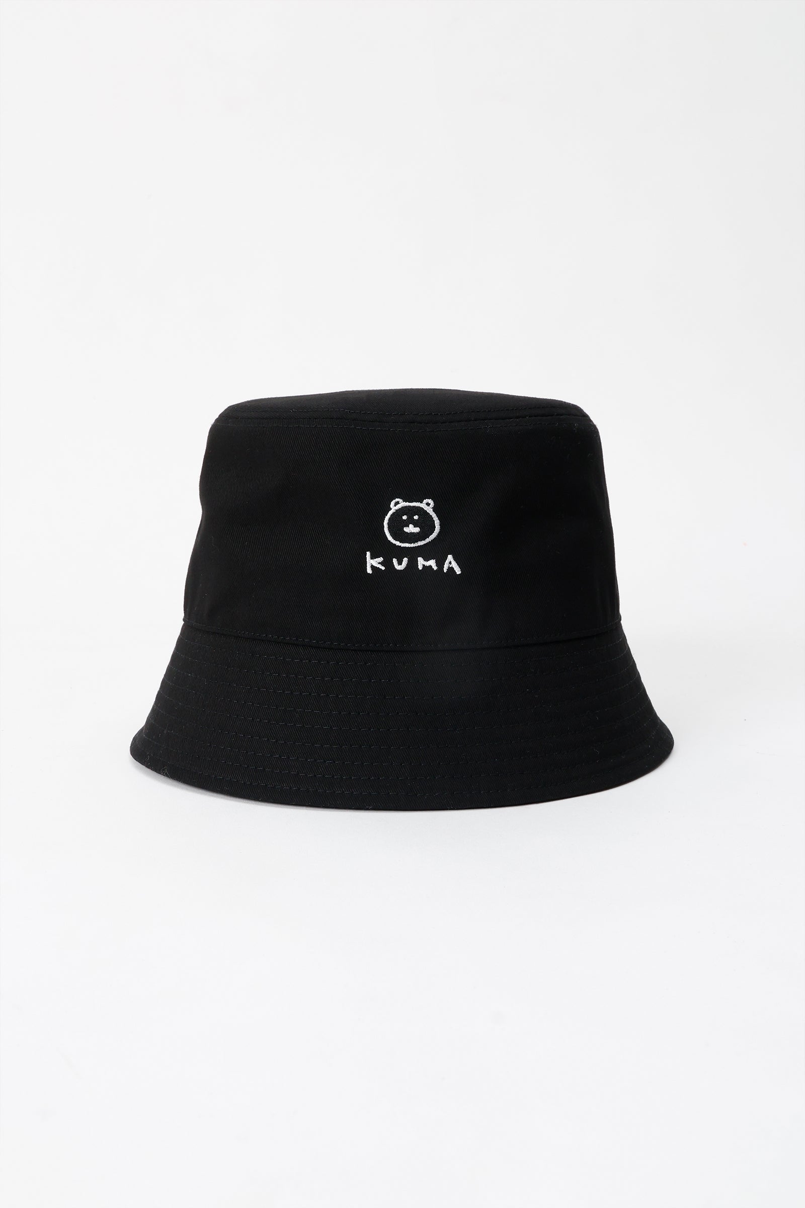 【追加生産予約】ナガノキャラクターズ バケットハット KUMA ブラック