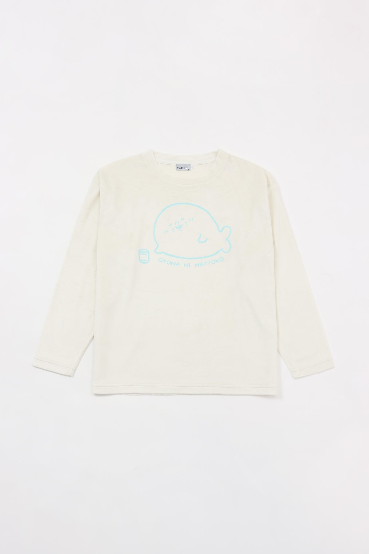ナガノキャラクターズ ルームウェアセットアップ OTONA NI NATTOKO オフホワイト