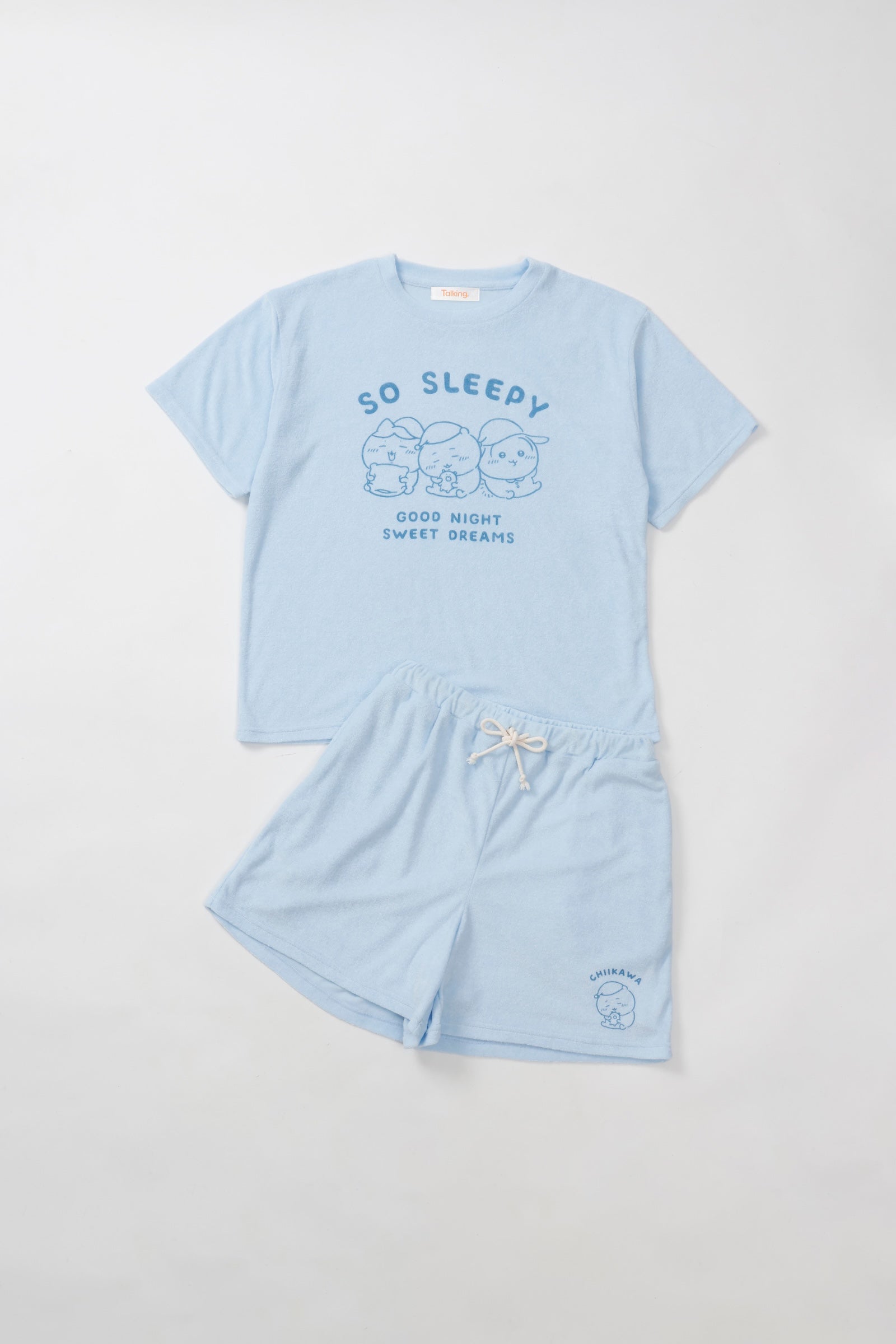 ちいかわ ルームウェアセットアップ SO SLEEPY ブルー