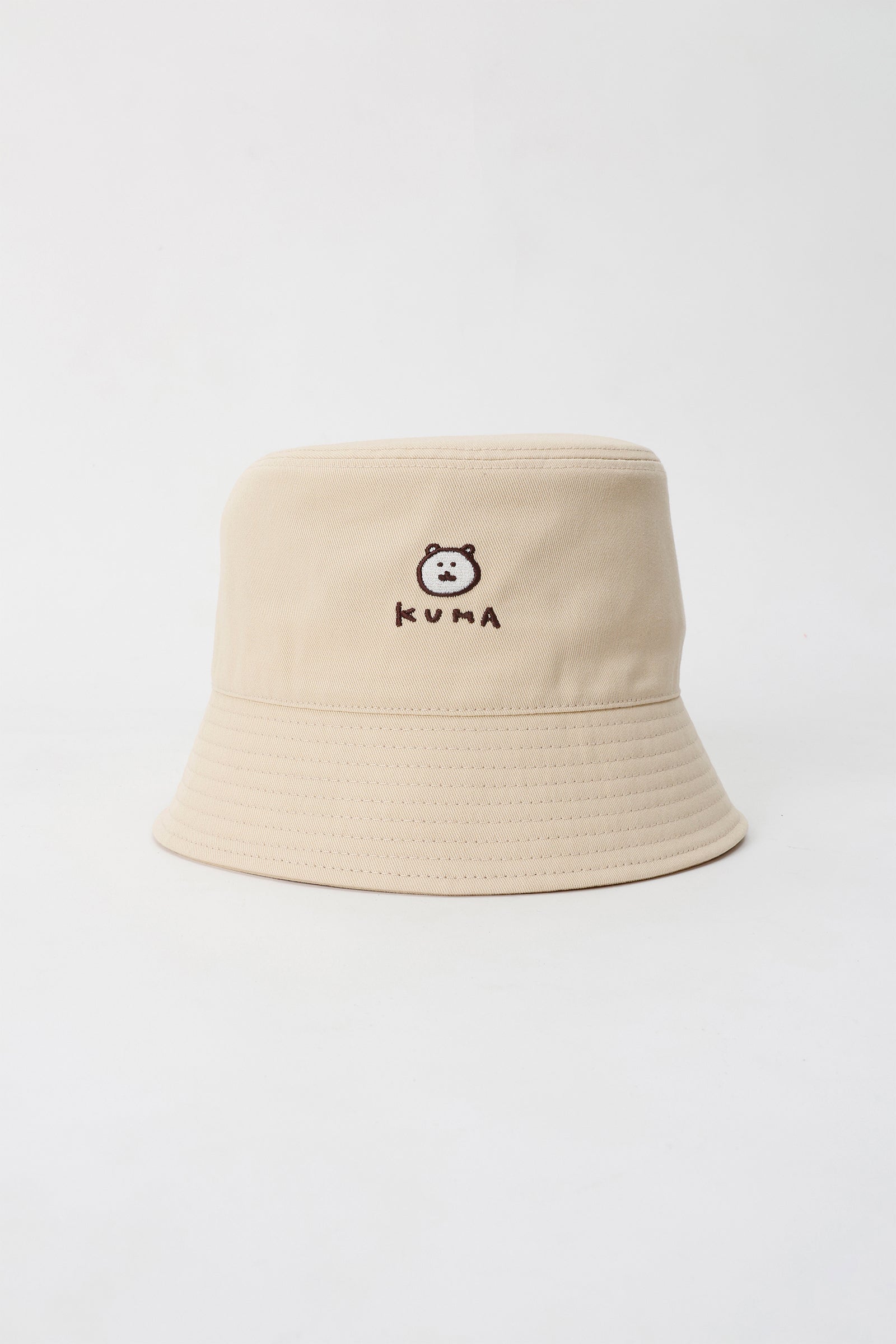 【追加生産予約】ナガノキャラクターズ バケットハット KUMA ベージュ
