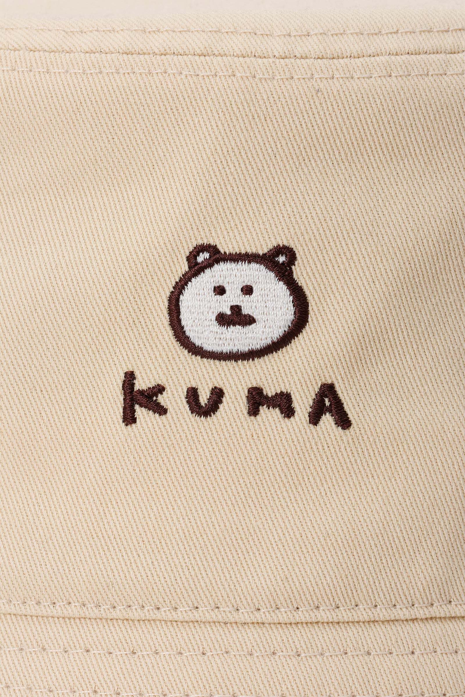 ナガノキャラクターズ バケットハット KUMA ベージュ