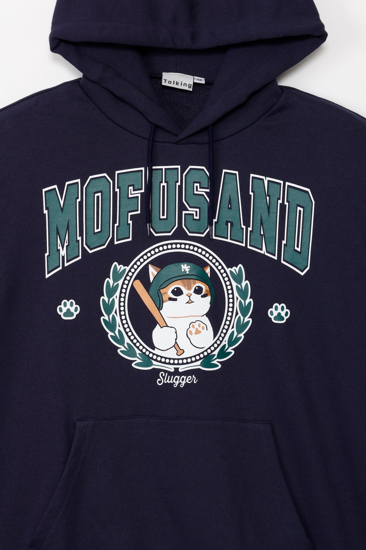 mofusand スウェットパーカー Slugger ネイビー