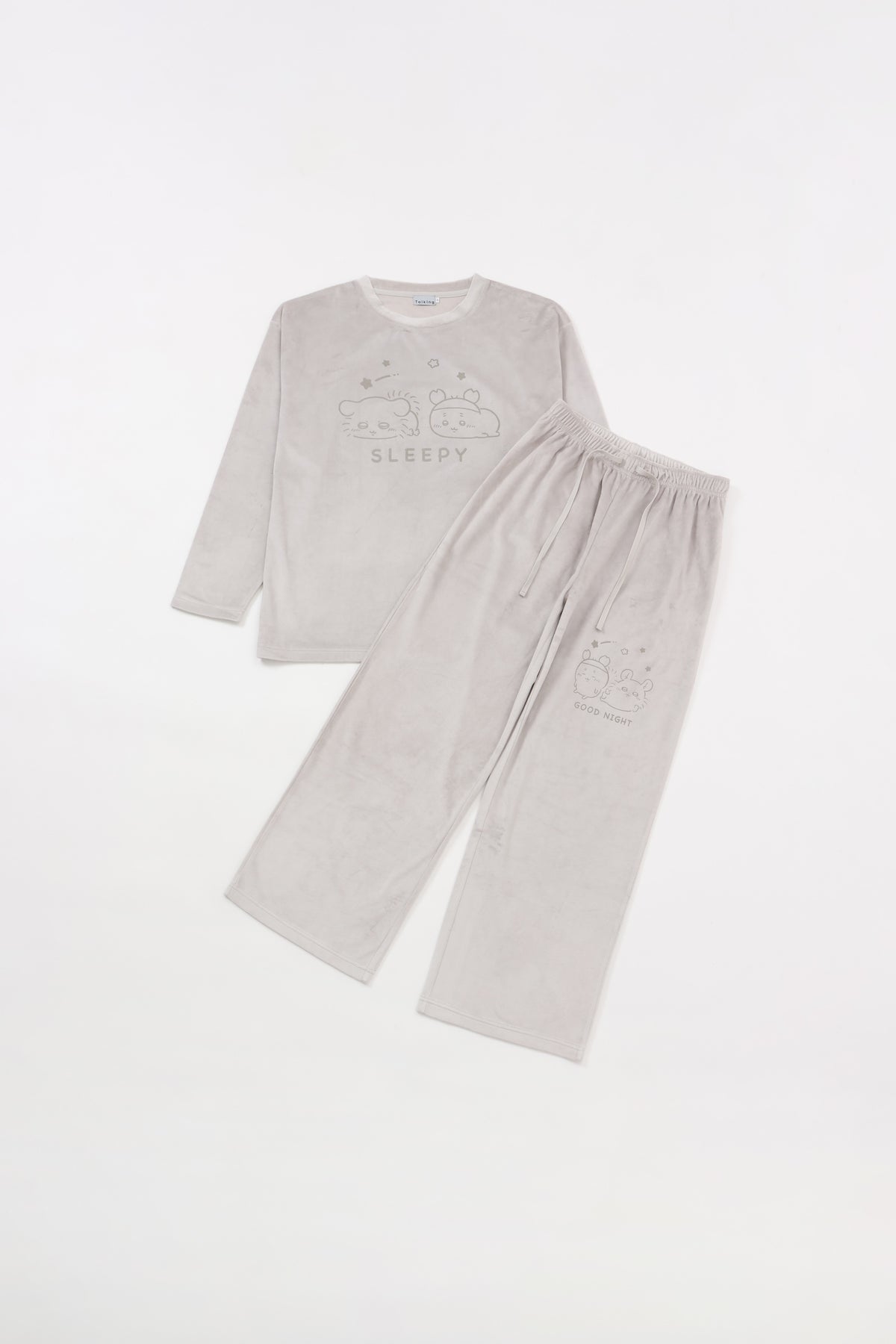 ちいかわ ルームウェアセットアップ SLEEPY グレー
