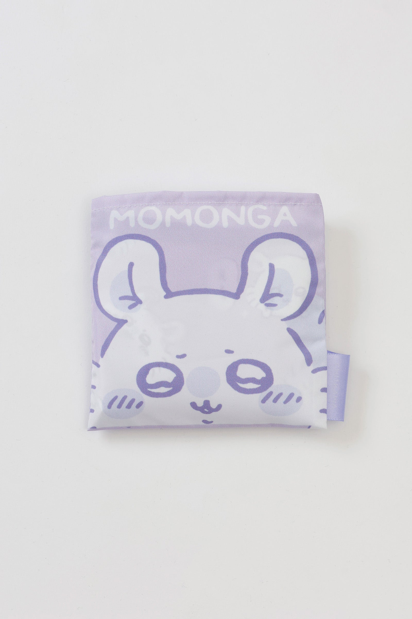 【2BUY10%OFF対象商品】ちいかわ エコバッグ モモンガ総柄 パープル