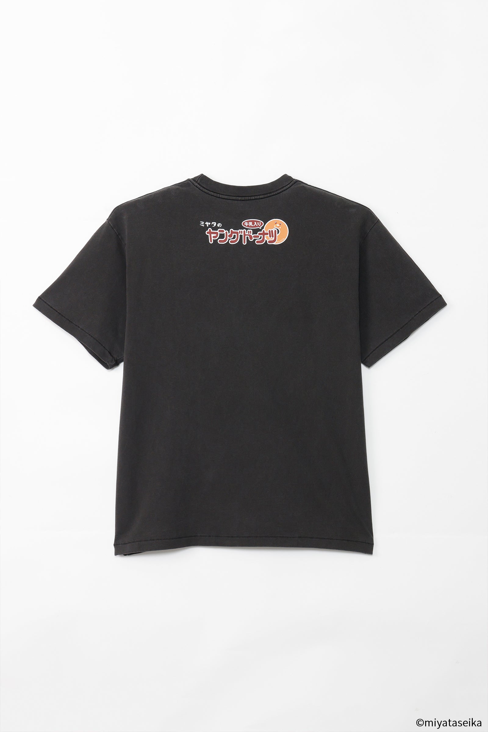 【7月中旬以降お届け】ヤングドーナツ Tシャツ 駄菓子ロック ブラック