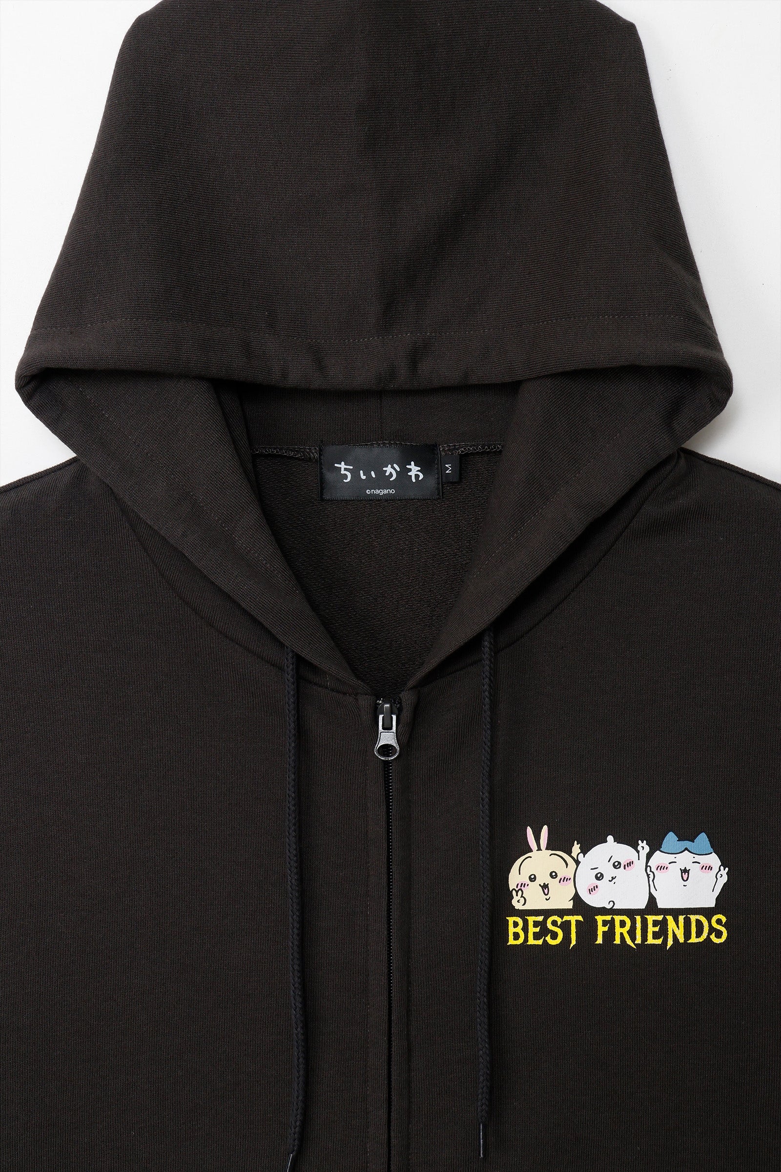 【2BUY10%OFF対象商品】ちいかわ ZIPパーカー 仲良しトリオ スミ