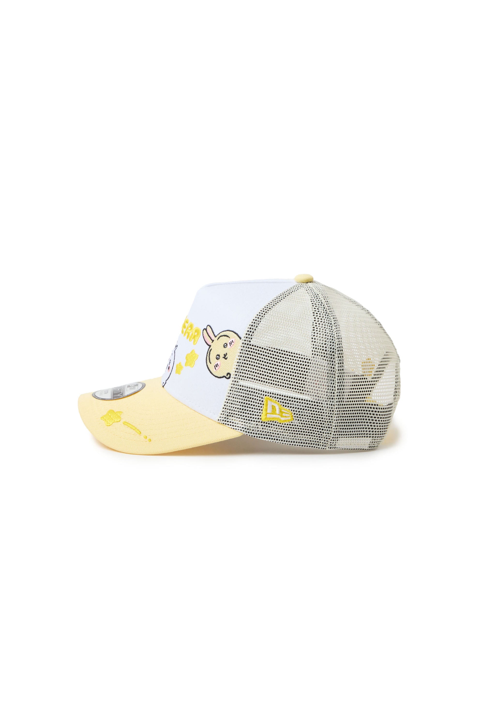 キッズ Youth 9FORTY A-Frame トラッカー ちいかわ / ちいかわ・ハチワレ・うさぎ ホワイト/ソフトイエロー