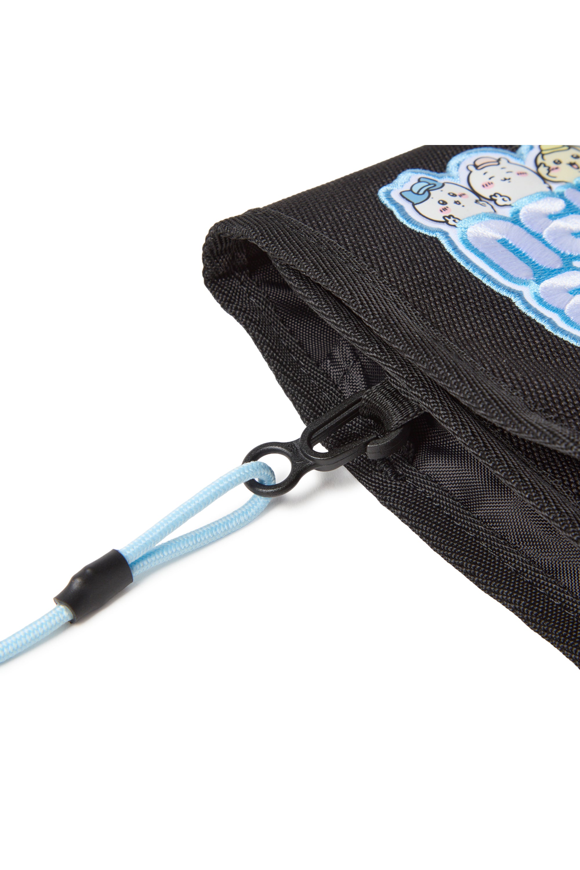 【2BUY10%OFF対象商品】スクエアネックポーチ 0.5L ちいかわ / ちいかわ・ハチワレ・うさぎ ブラック