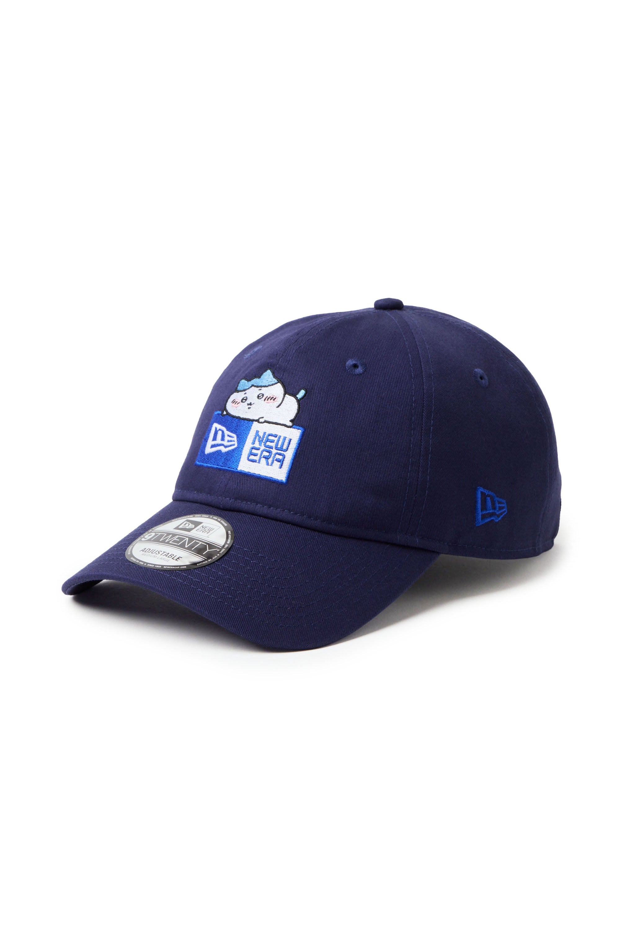 9TWENTY ちいかわ / ボックスロゴ ハチワレ ライトネイビー