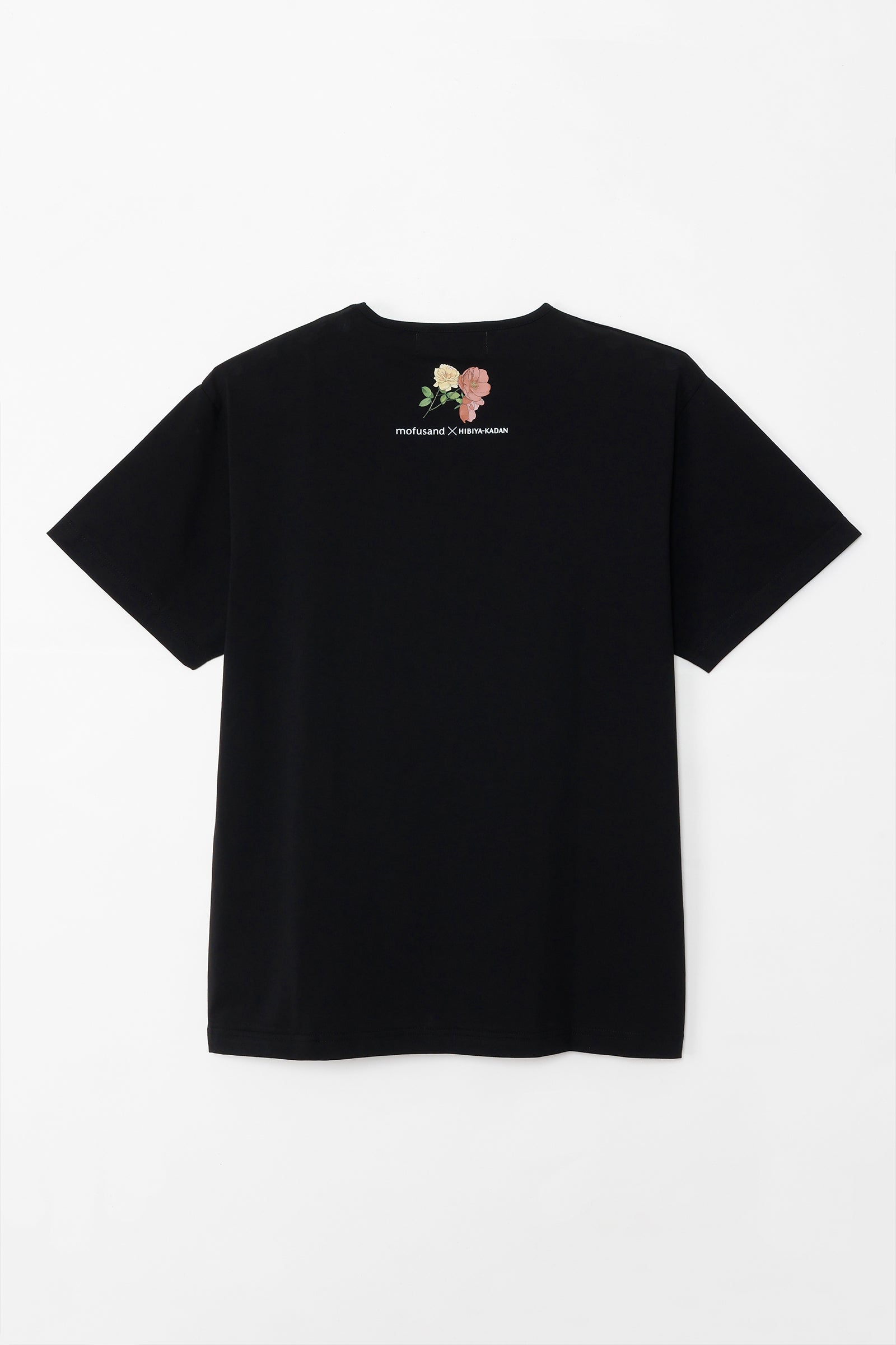 【2BUY10%OFF対象商品】mofusand×日比谷花壇 Tシャツ レイフローラ ブラック