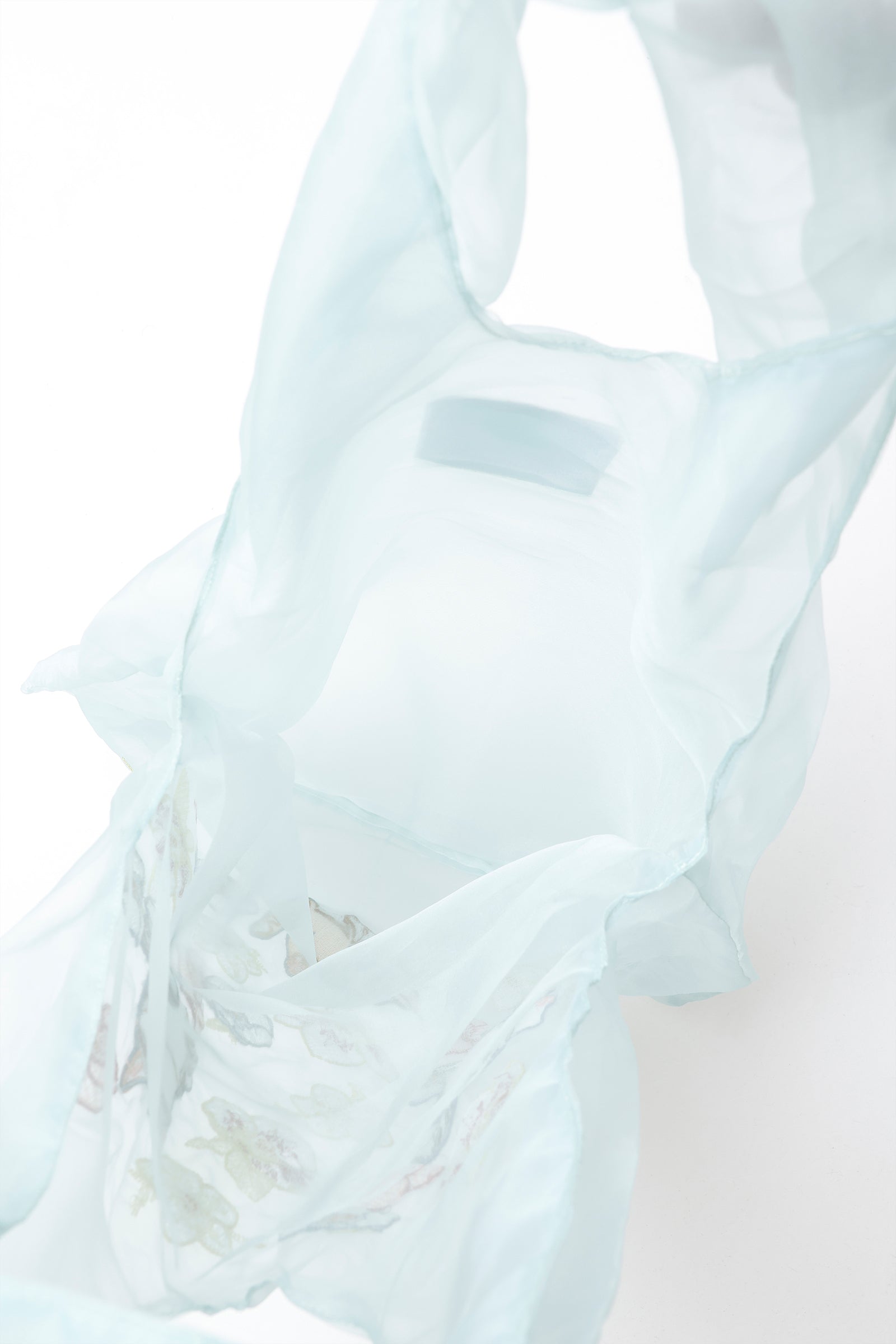 【2BUY10%OFF対象商品】mofusand×日比谷花壇 チュールバッグ ウィンターオリジン ミント