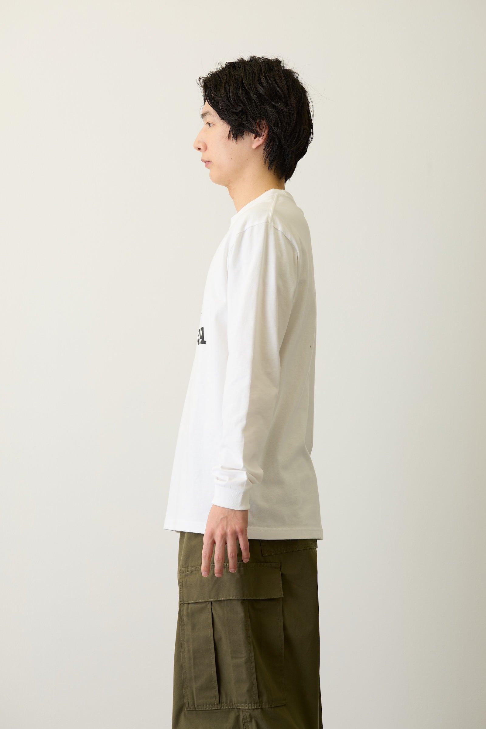 ちいかわ 長袖Tシャツ I LOVE CHIIKAWA ホワイト