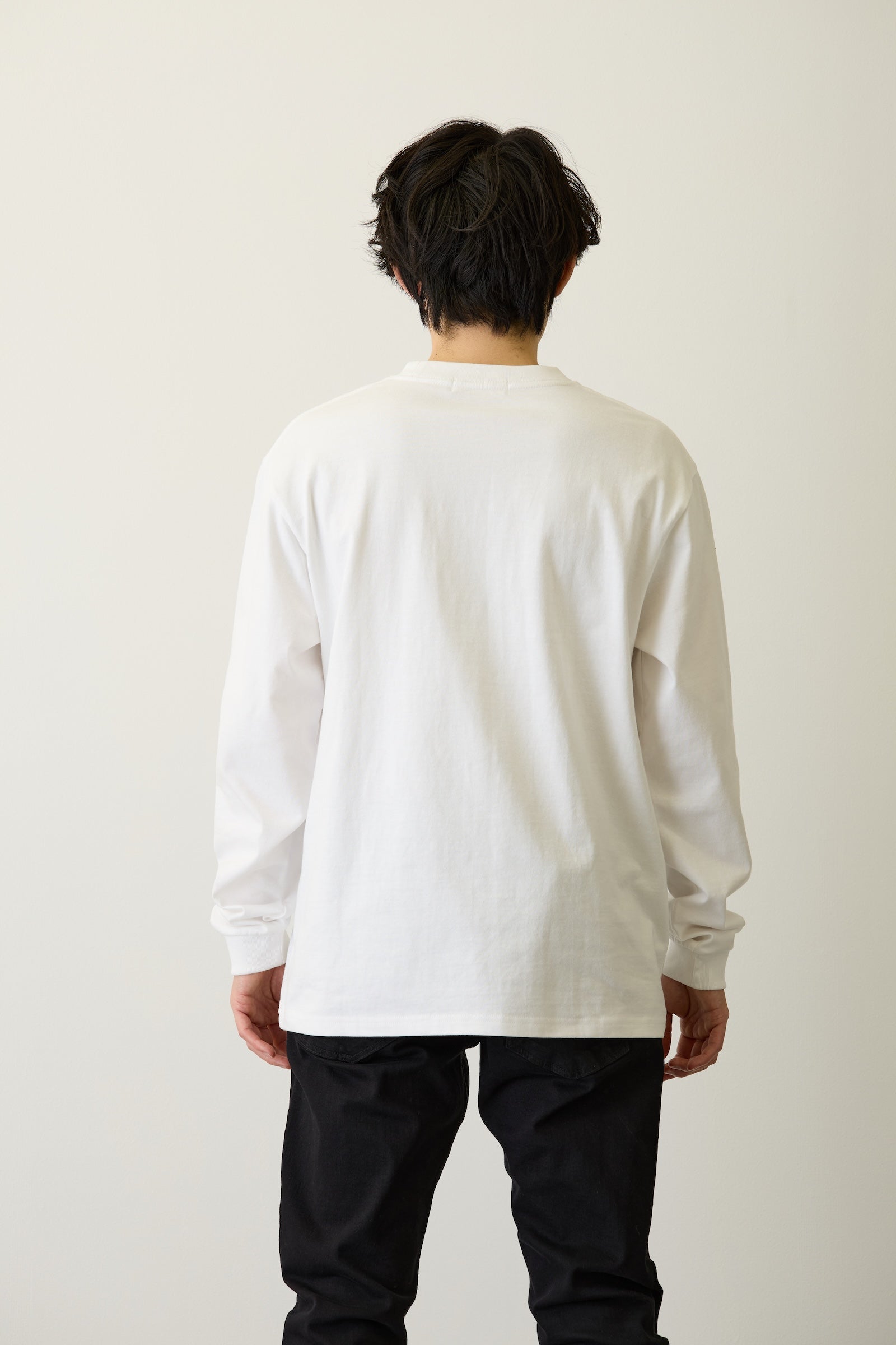 ナガノキャラクターズ 長袖Tシャツ リボン ホワイト