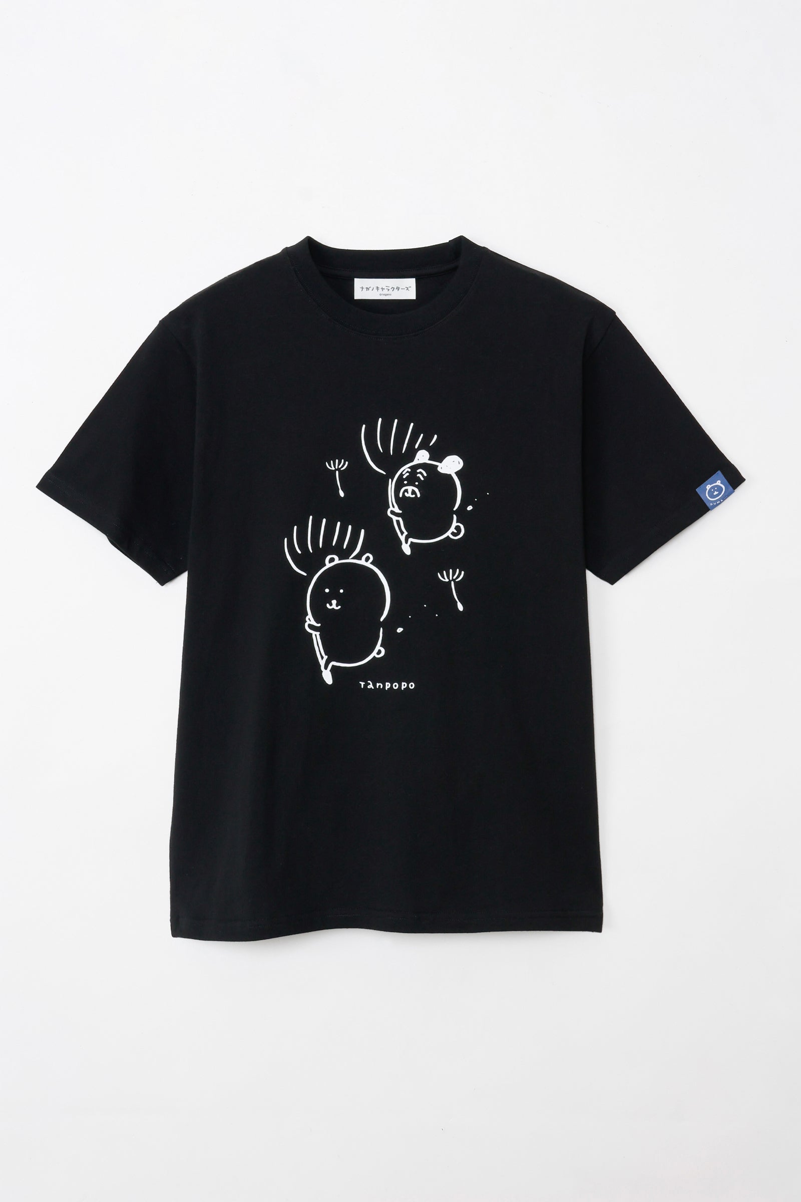 ナガノキャラクターズ Tシャツ たんぽぽ ブラック