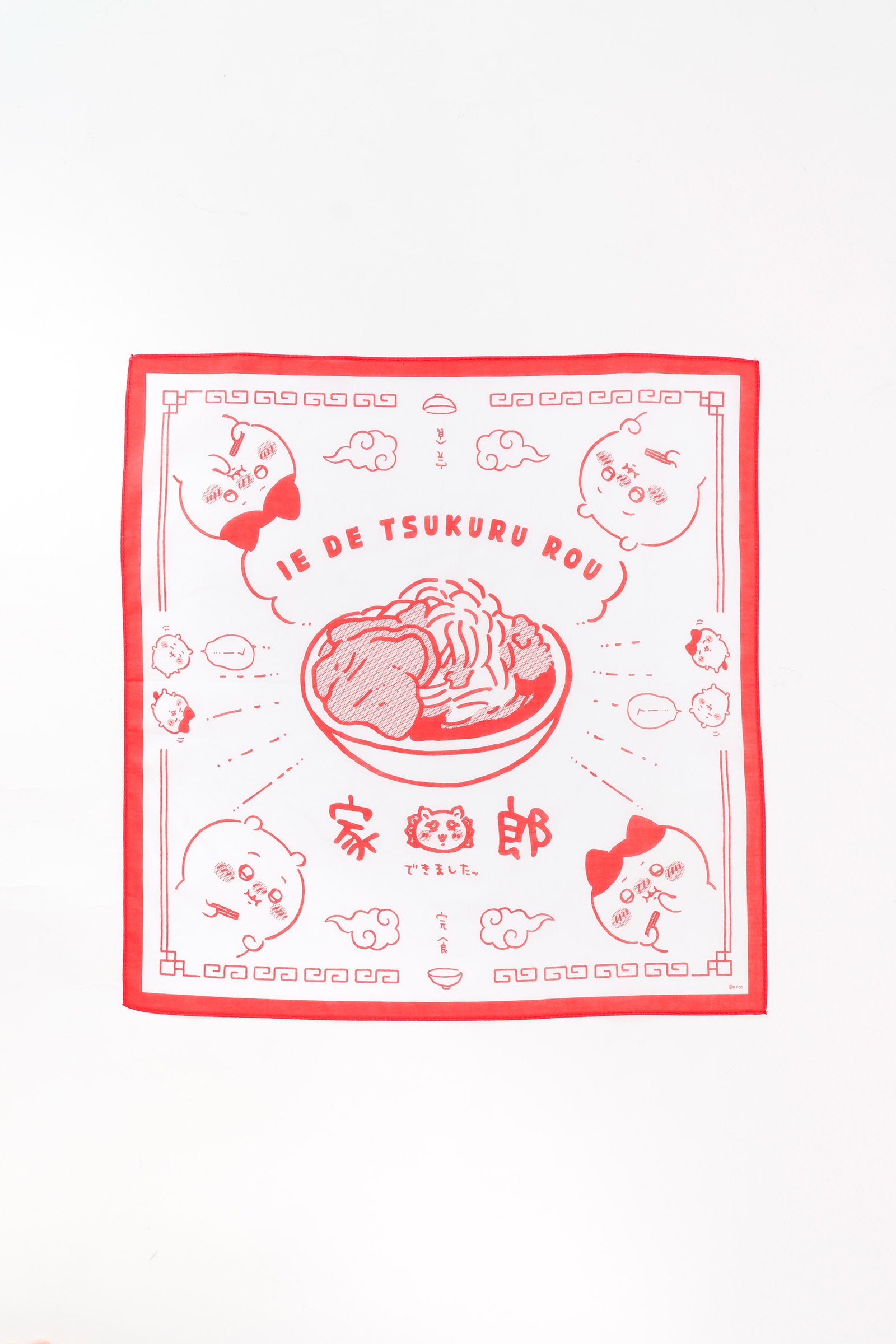 ちいかわ バンダナ 家郎 ホワイト