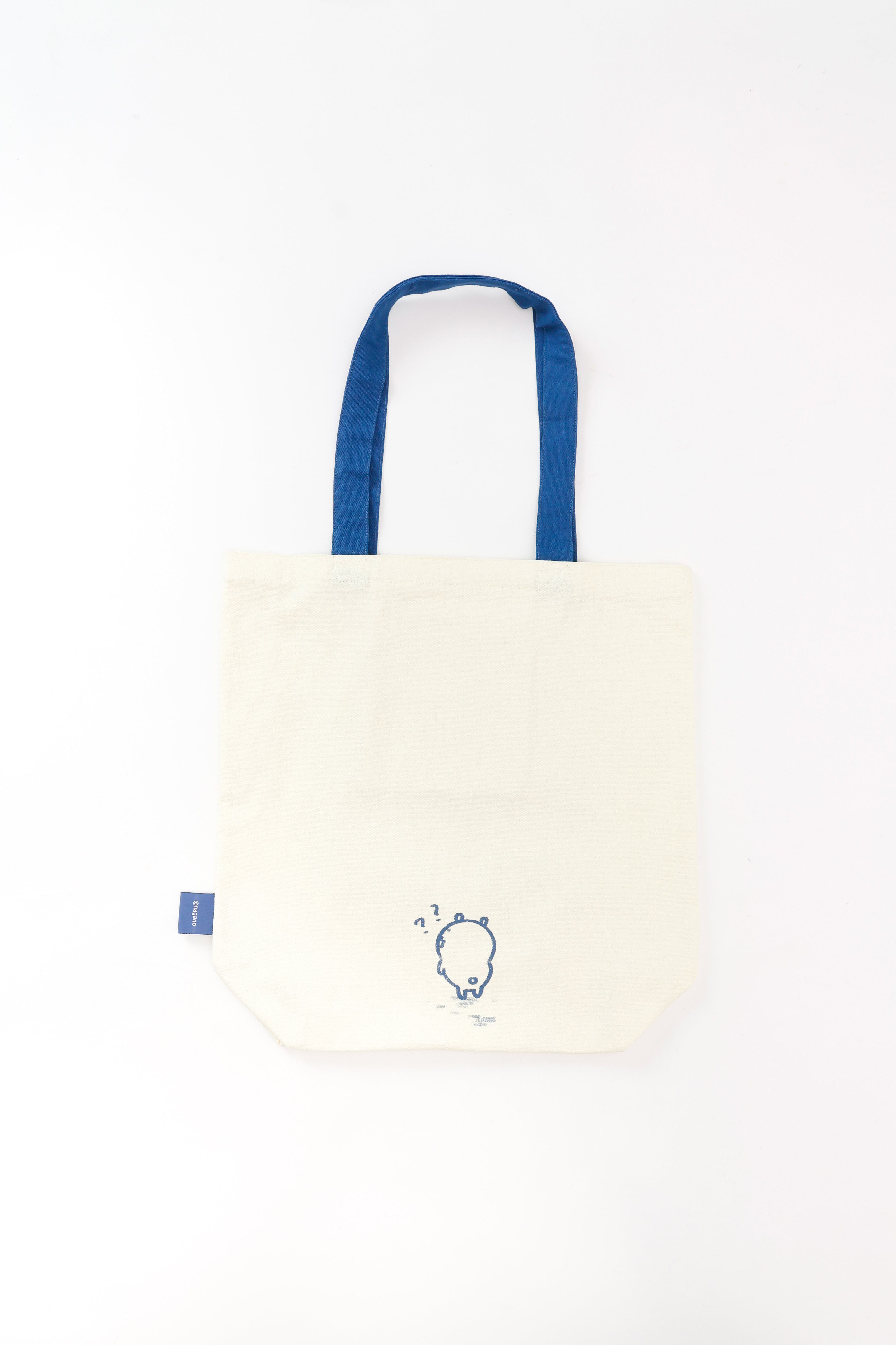 ナガノキャラクターズ トートバッグ 不思議な世界 ベージュ×ネイビー