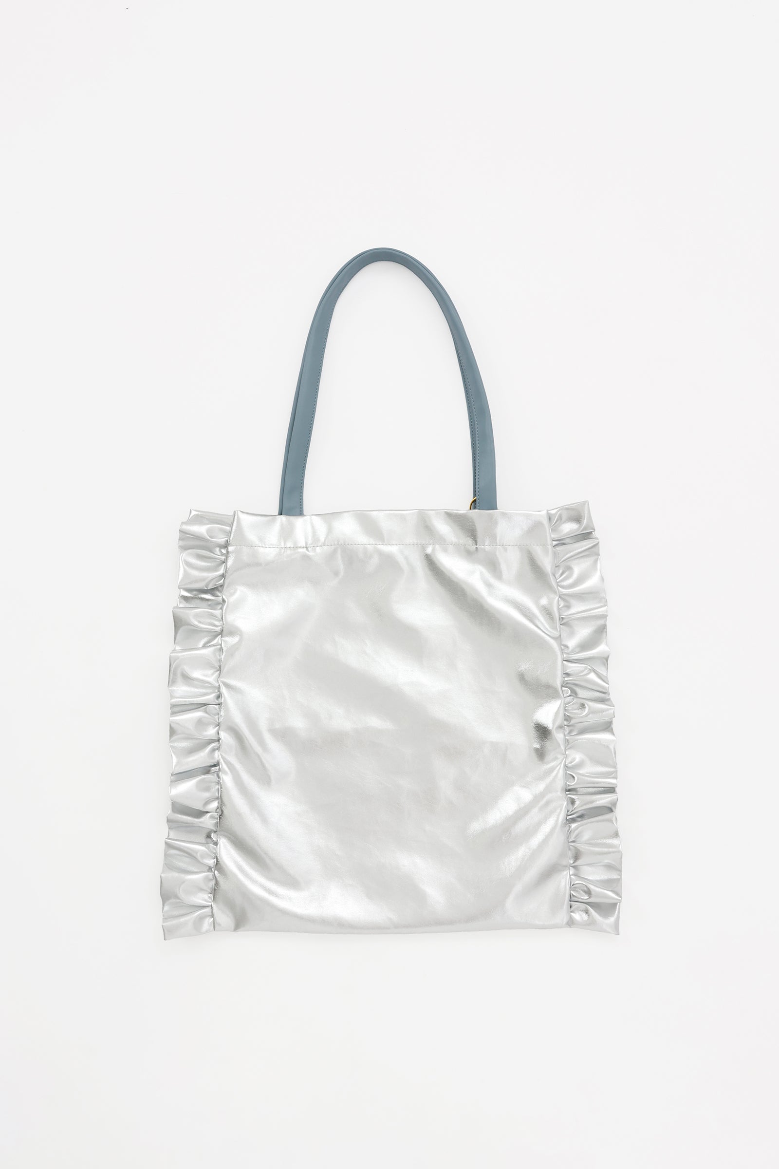 mofusand ラメトートバッグ サメにゃん シルバー