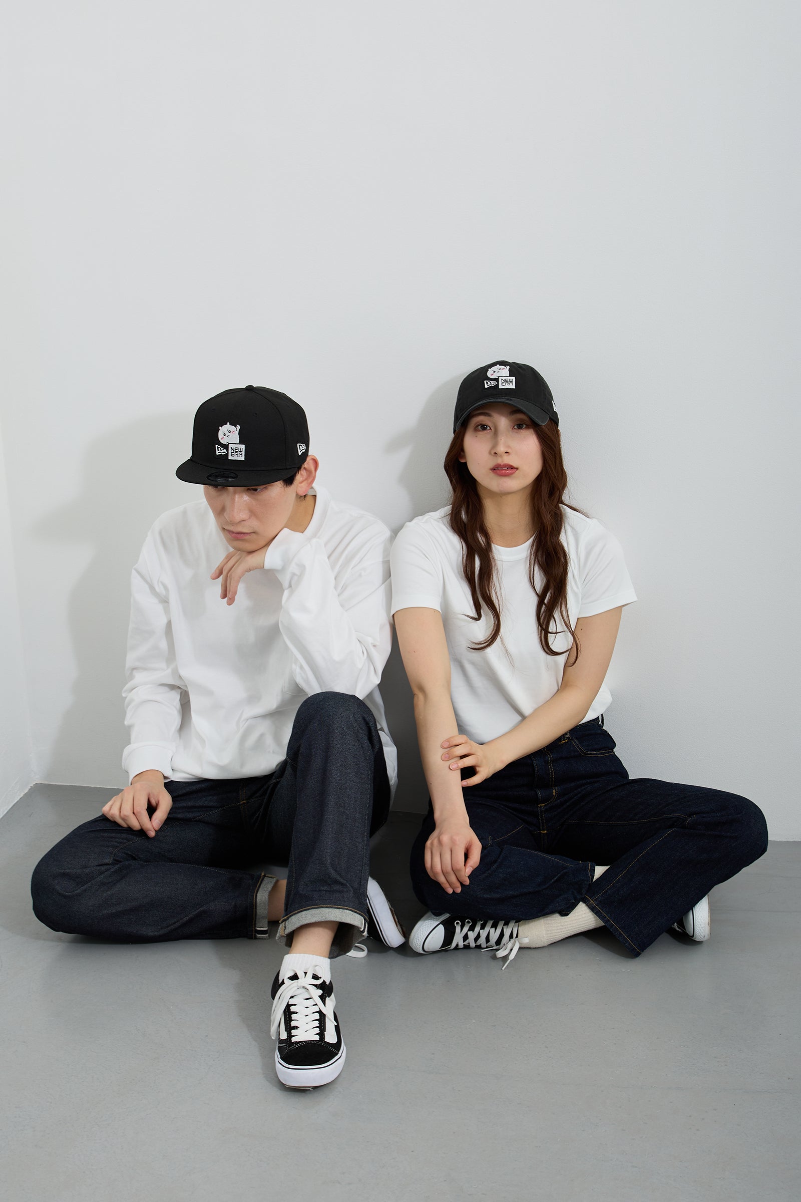 【2BUY10%OFF対象商品】NEW ERA® 9FIFTY™ ちいかわ BOX LOGO BLACK