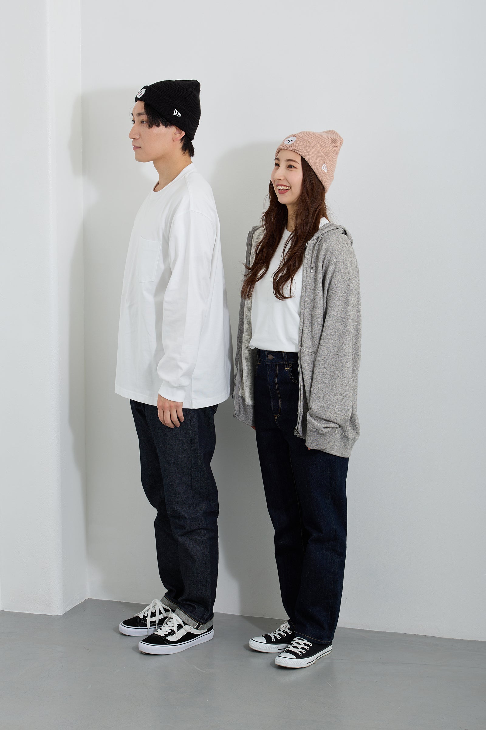 NEW ERA® SOFT CUFF KNIT ちいかわ LIGHT GRAY