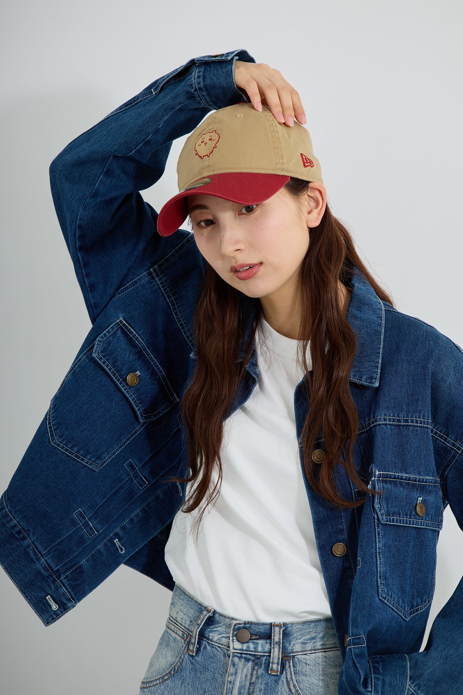 【2BUY10%OFF対象商品】NEW ERA® 9TWENTY™ ちいかわ GOLD / H RED