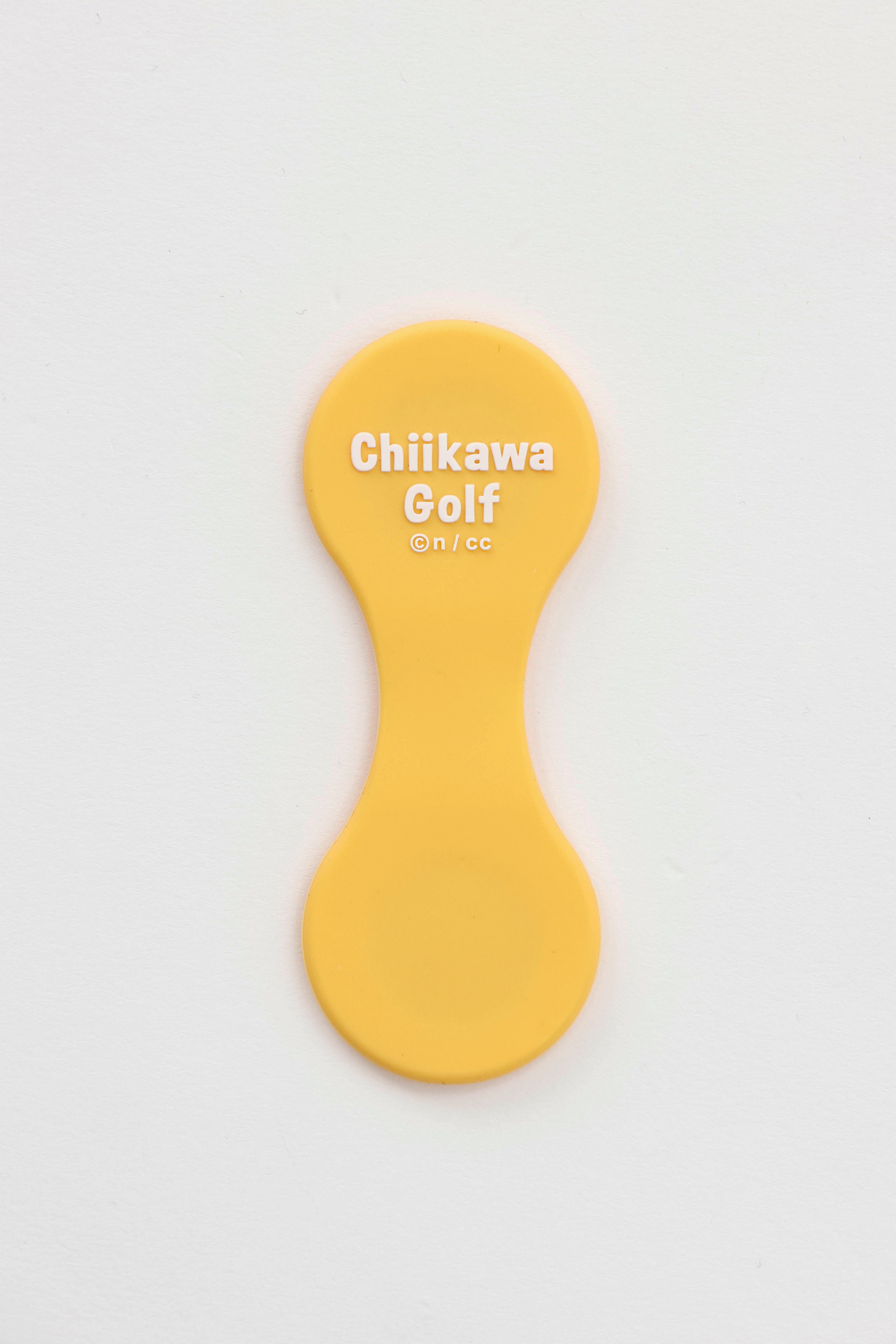 【2BUY10%OFF対象商品】ちいかわGOLF シリコンクリップマーカー うさぎ イエロー