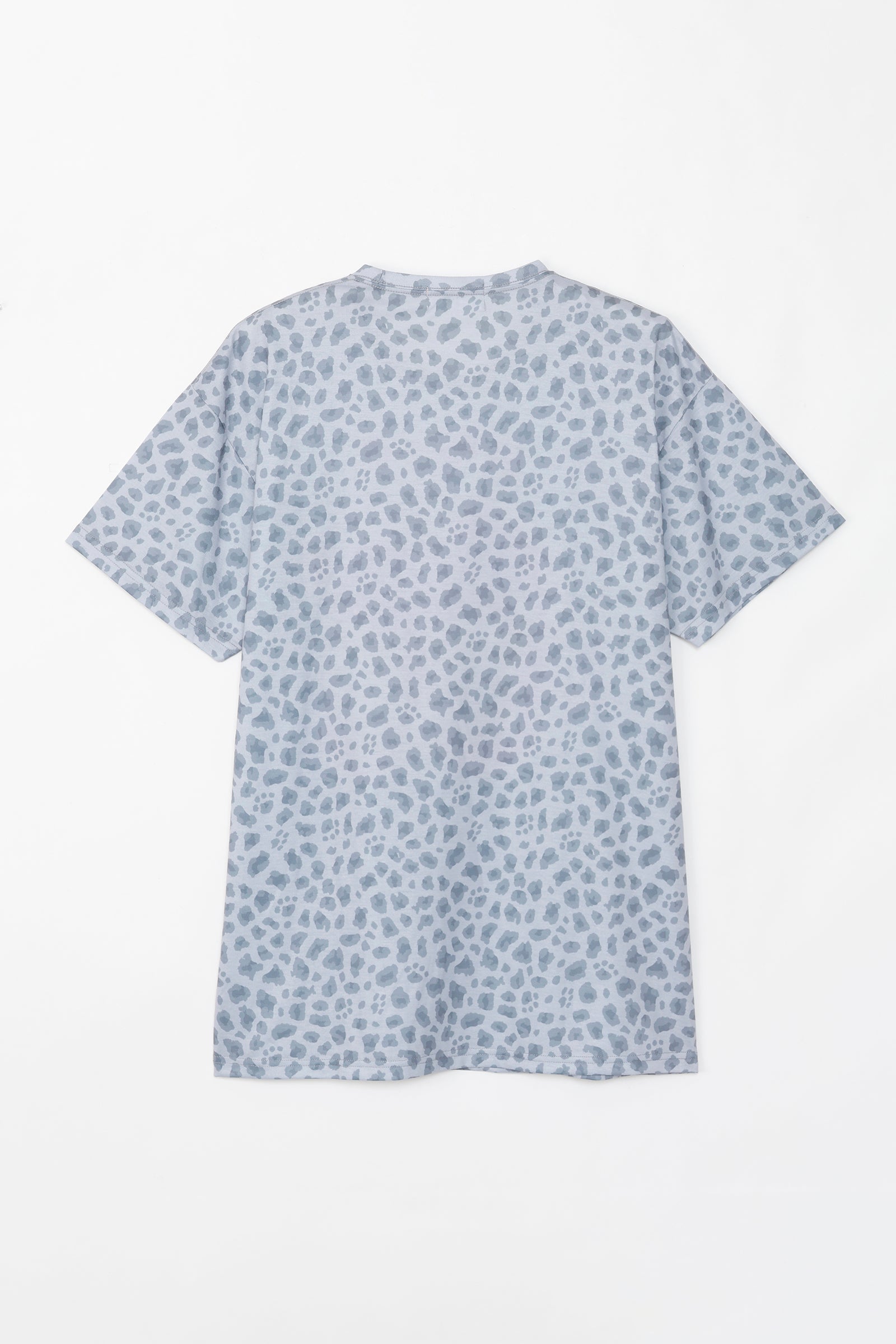 【2BUY10%OFF対象商品】mofusand Tシャツ ぎゃるにゃん スリッパ グレー