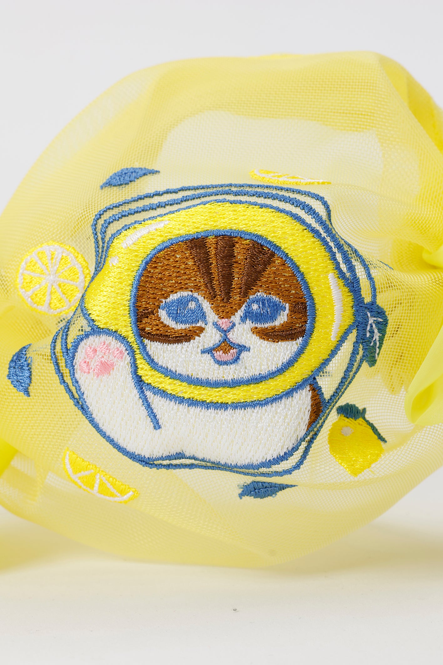 【2BUY10%OFF対象商品】mofusand キャンディポーチ レモン イエロー