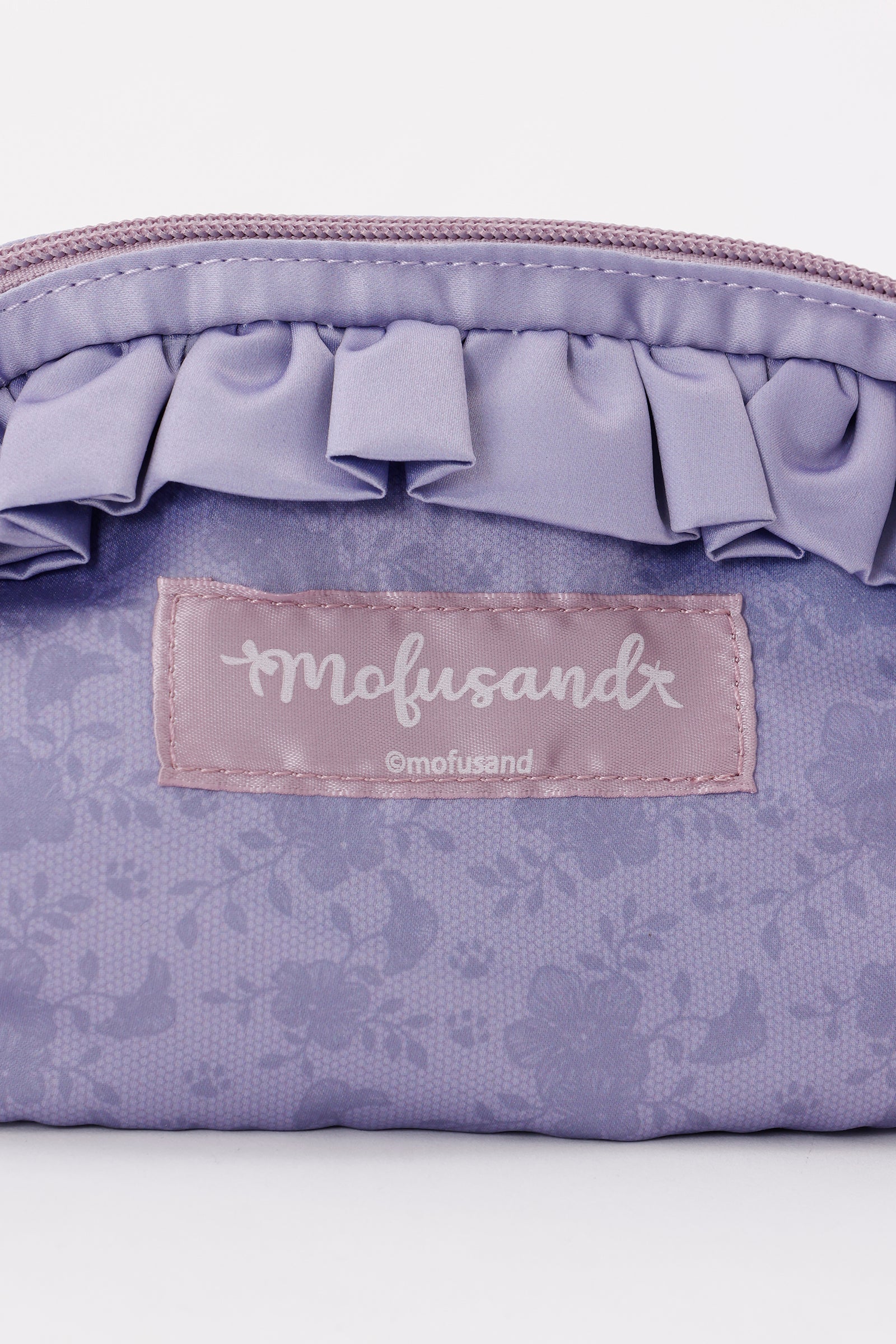 【2BUY10%OFF対象商品】mofusand バレエコア ポーチ ラベりぼにゃん パープル