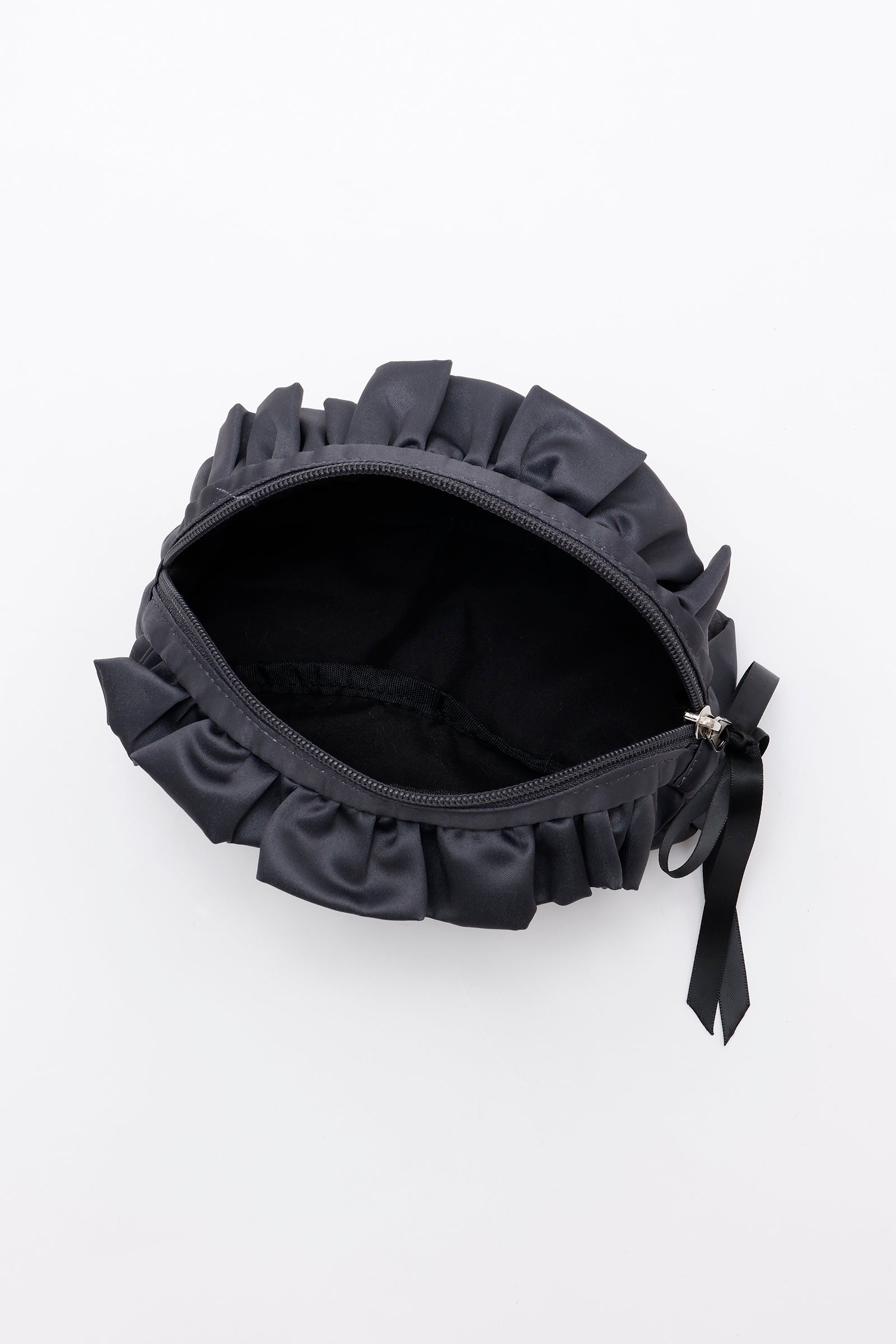 【2BUY10%OFF対象商品】mofusand バレエコア ポーチ くろりぼにゃん ブラック