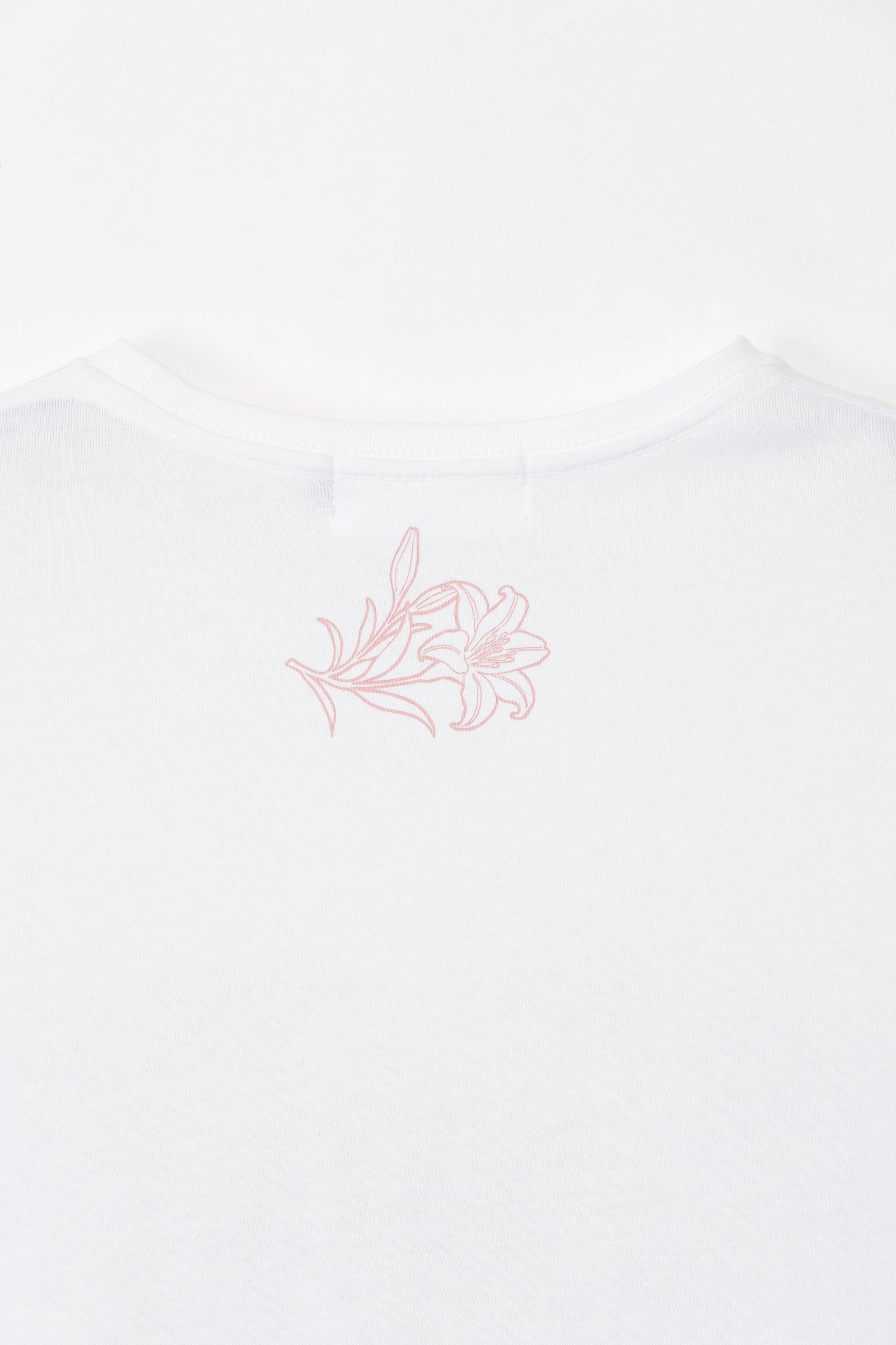 【2BUY10%OFF対象商品】mofusand Tシャツ アールヌーヴォー風 リリー ホワイト