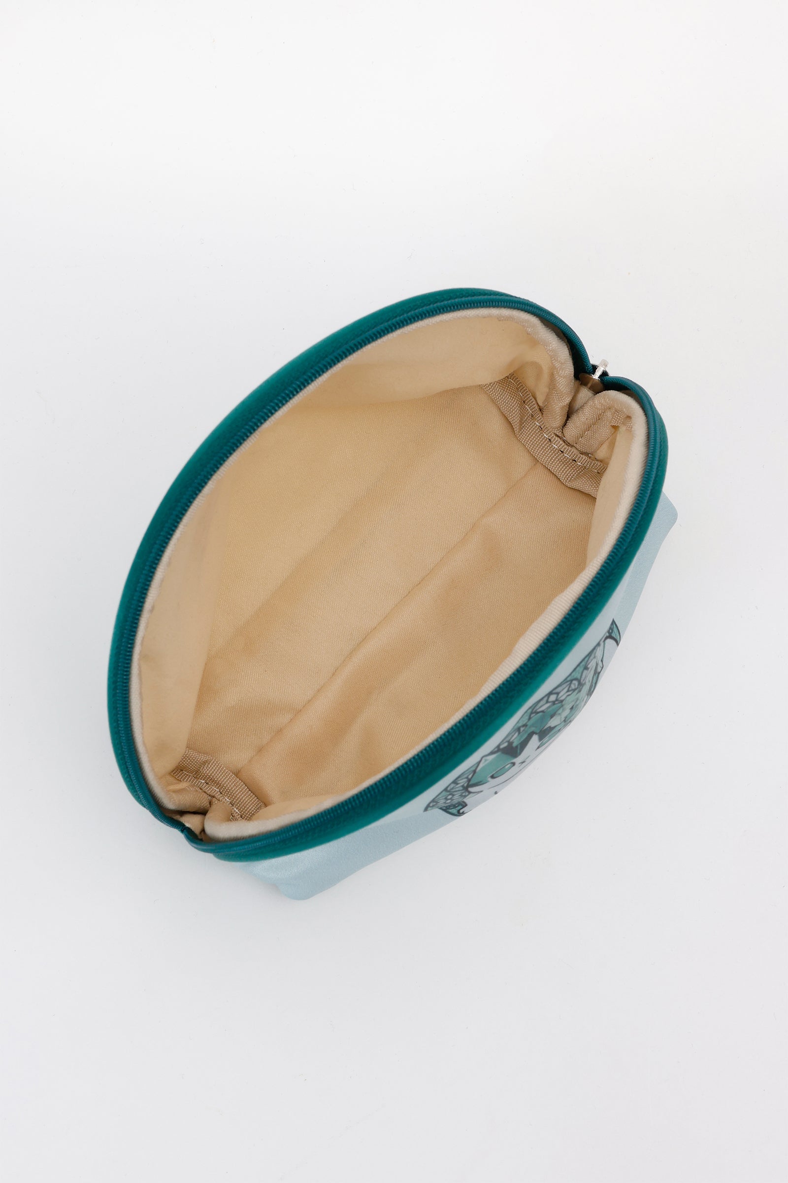 【2BUY10%OFF対象商品】mofusand ポーチ アールヌーヴォー風 アイビー セージグリーン