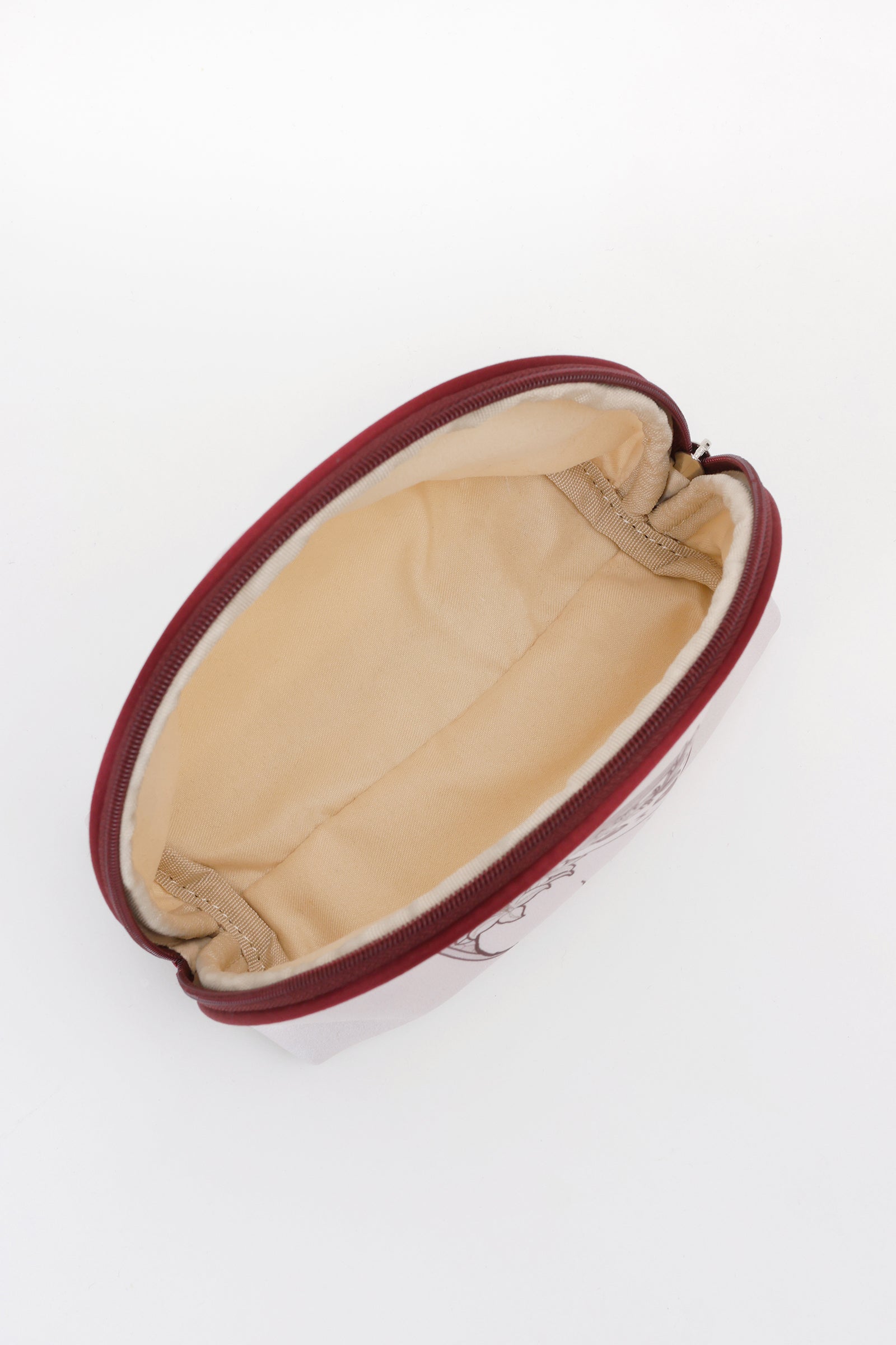 【2BUY10%OFF対象商品】mofusand ポーチ アールヌーヴォー風 リリー ダスティピンク