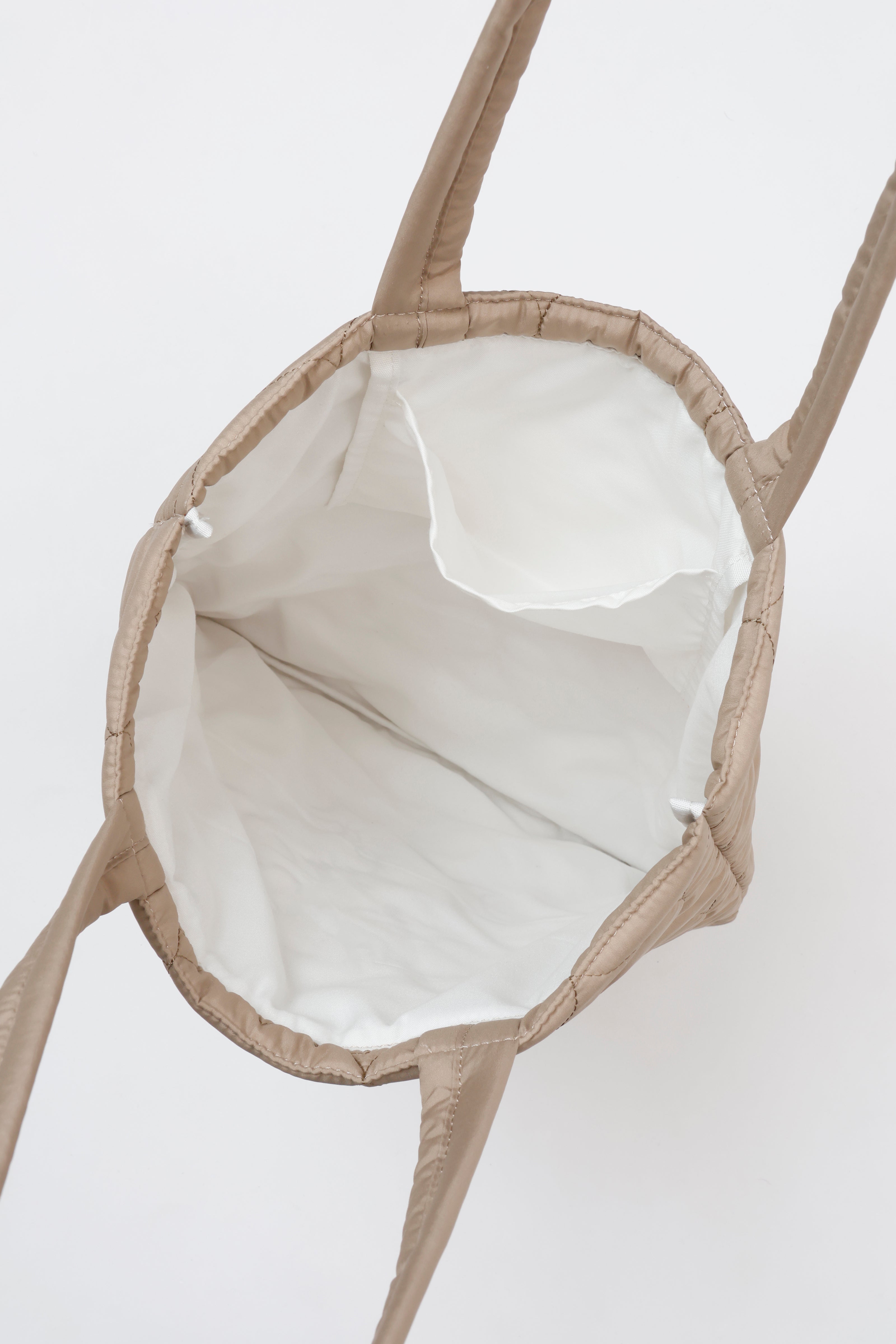 【2BUY10%OFF対象商品】Lil ala mode ハートキルティングトートバッグ スフレ ブラウン ONE